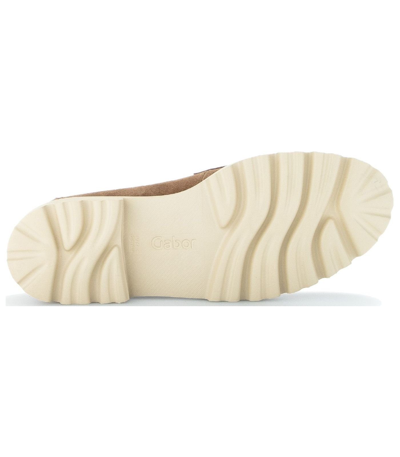 Gabor Mittelbraun Veloursleder Slipper Slipper