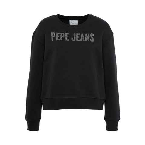 Pepe Jeans Sweatshirt DEBBIE mit Strassapplikation