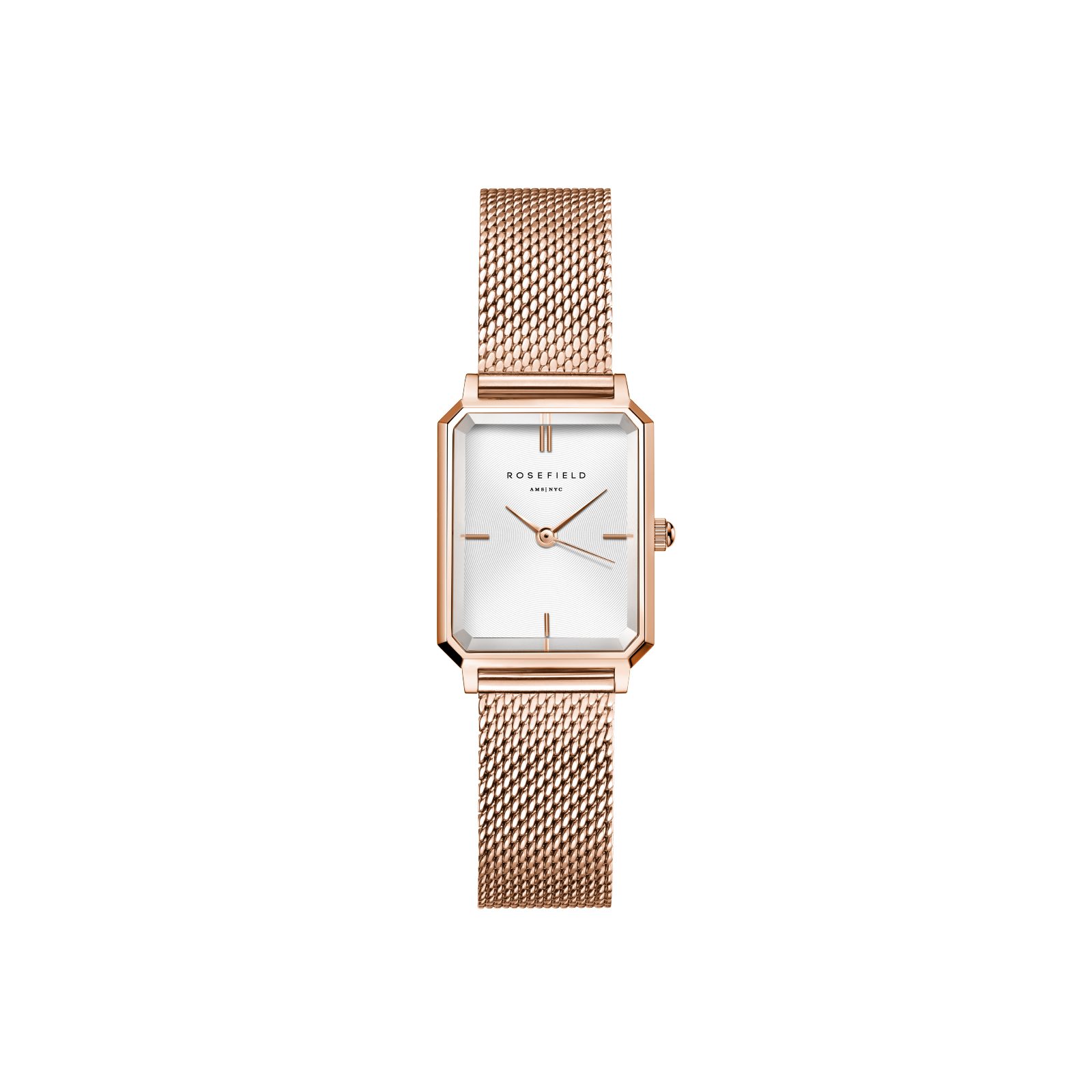 ROSEFIELD Quarzuhr ROSEFIELD Damenuhr Octagon XS 24mm Rosa