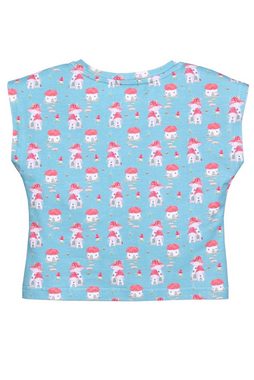 coolismo T-Shirt Mädchen T-Shirt mit niedlichem Pilz-Design Baumwolle, Rundhalsauschnitt, europäische Produktion