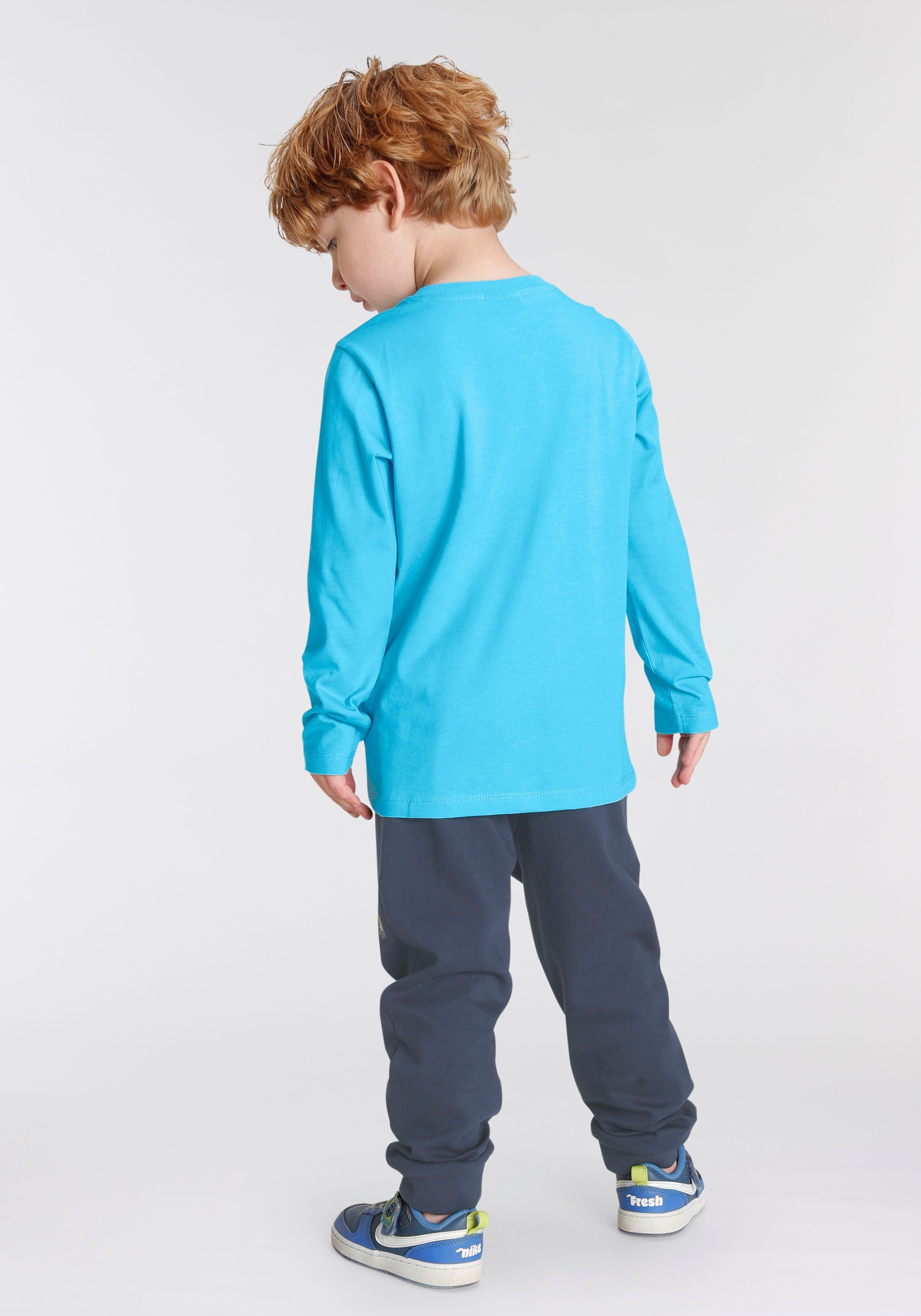 KIDSWORLD Shirt & MIR Hose Langarmshirt+Jogginghose FAHREN TRAKTOR ICH (Spar-Set, REICHTS, 2-tlg) GEH