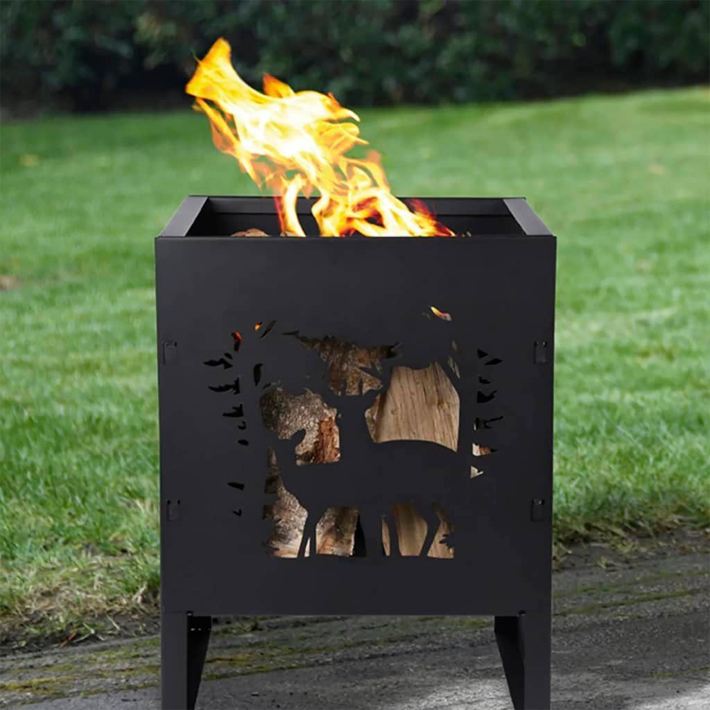 esschert design Feuerschale »Feuerkorb Hirsch Quadratisch« online
