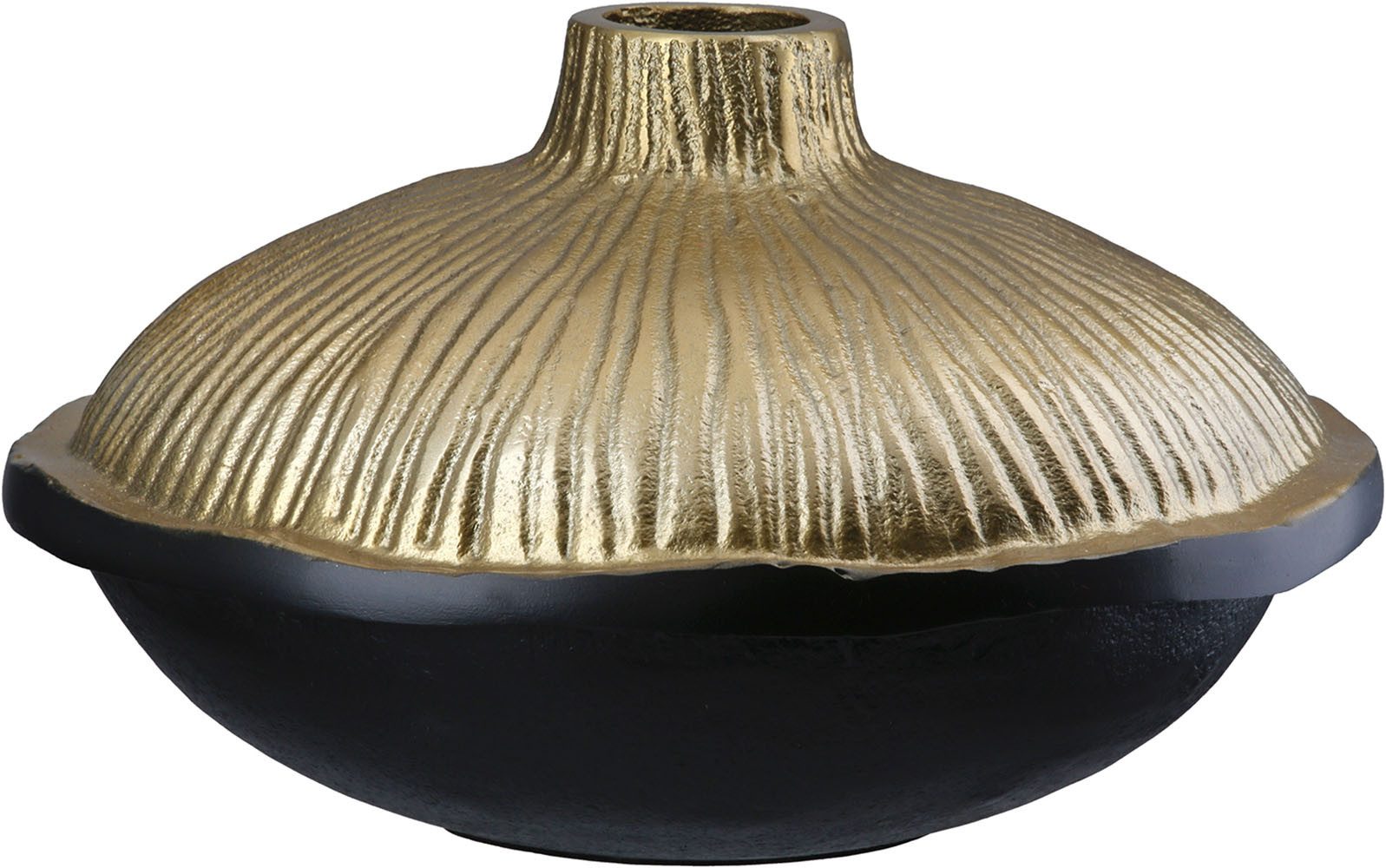 GILDE Tischvase Vase Prero flach