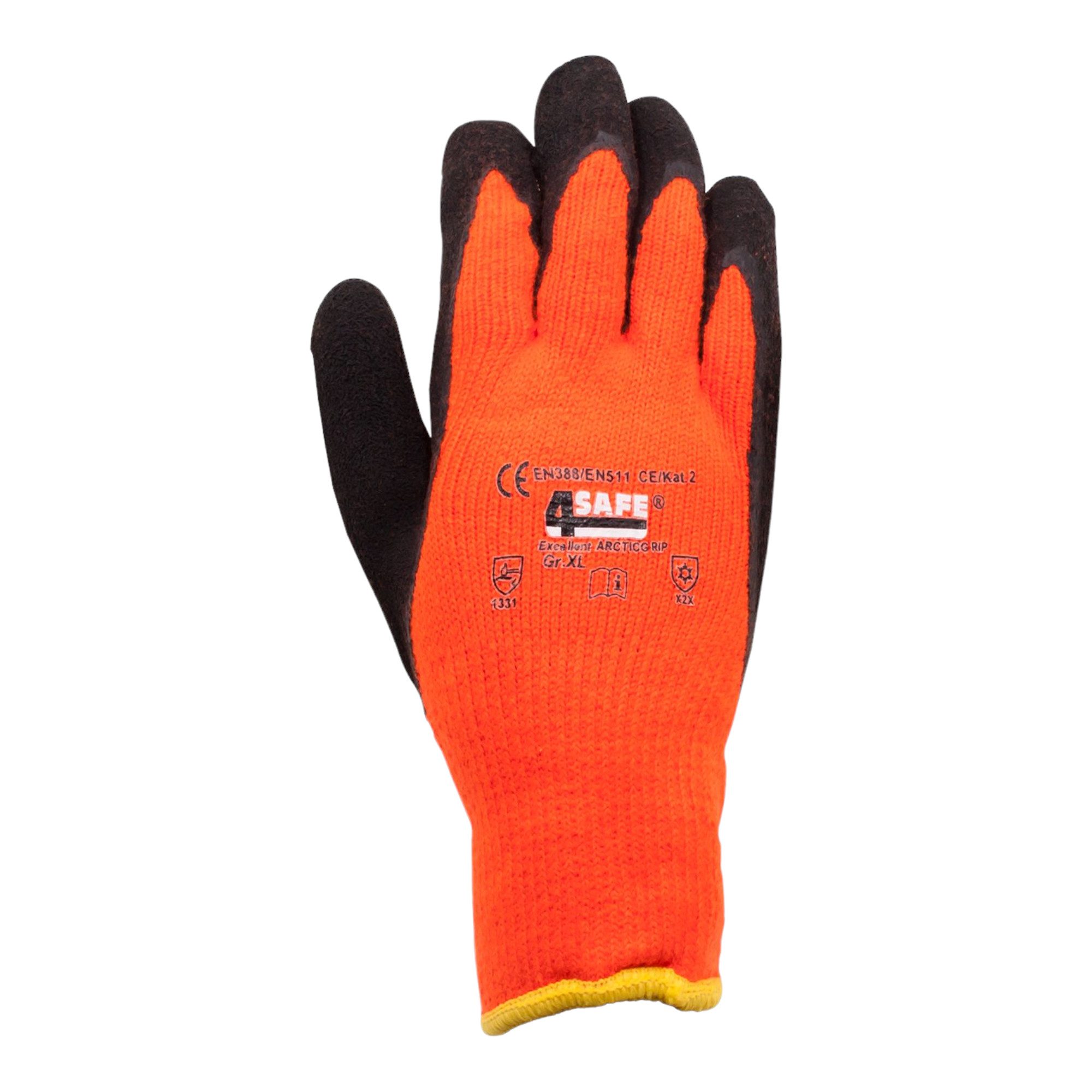 Arbeitshandschuhe Winter Arbeitshandschuhe Baugewerbe Acryl/Latex K037W günstig online kaufen