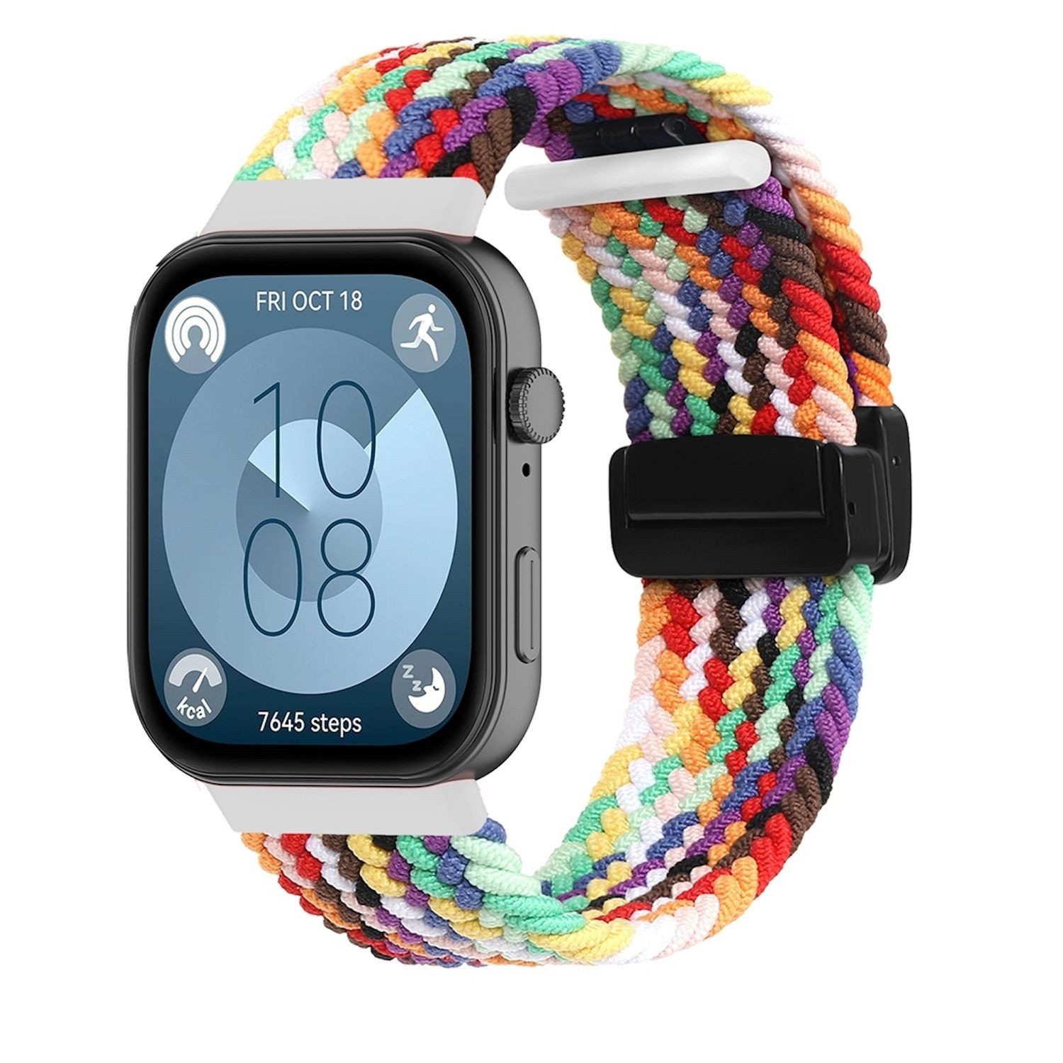 Wigento Smartwatch-Armband Für Huawei Watch Fit 4 / 4 Pro / 3 Geflochten Sp günstig online kaufen