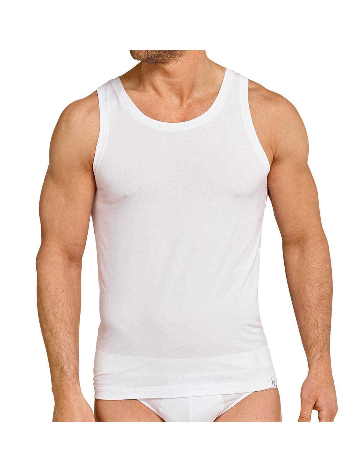 Schiesser Unterhemd Unterhemd Long Life Soft (Packung, 1-St) Weiß