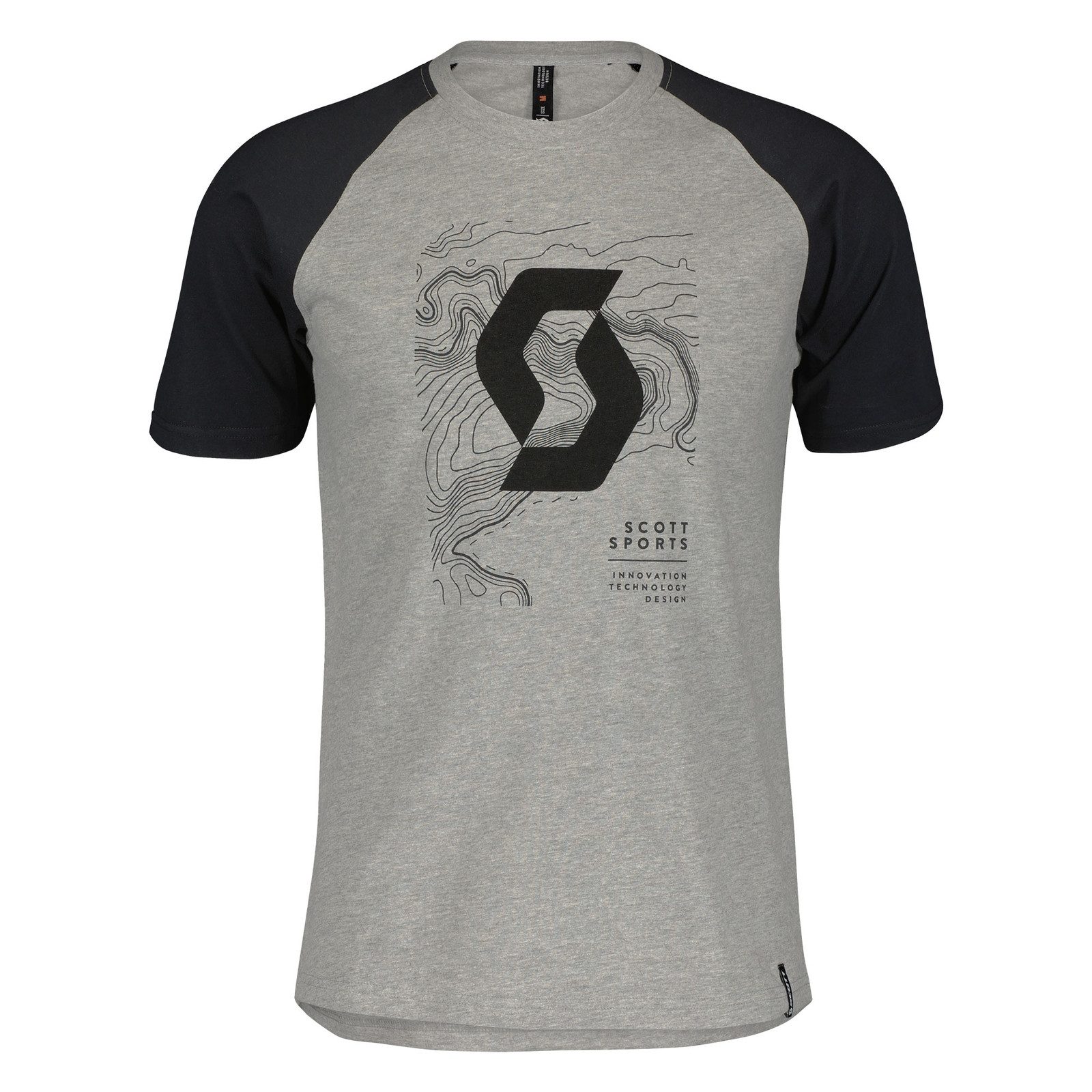 Scott T-Shirt Icon Raglan mit großem Logoprint