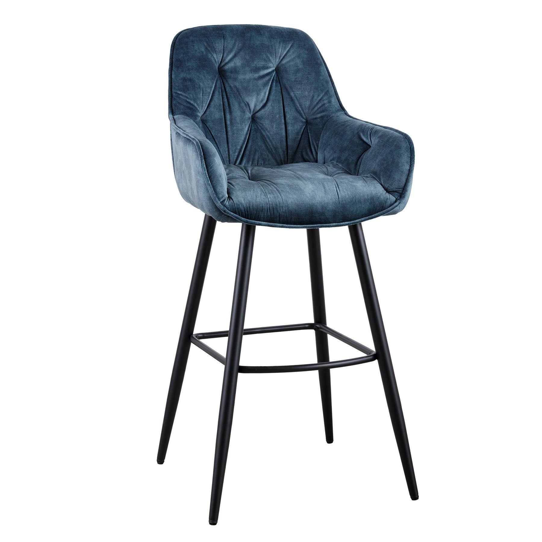 Barhocker MILANO petrol / schwarz