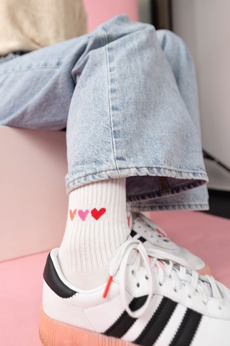 ooley GmbH Socken Socken - ICON LOVE - white