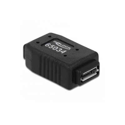 Delock 65034 - Adapter - USB micro-A+B-Buchse zu USB micro-A+B-Buchse Computer-Kabel, micro USB, USB