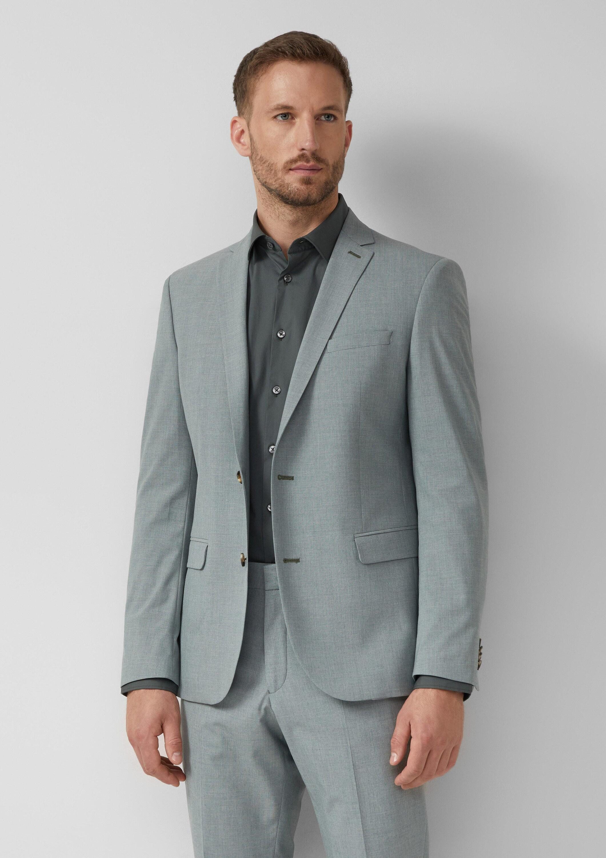 s.Oliver Sakko Indoor-Sakko S.OPURE s.O PURE: Anzugsakko mit feiner Webstruktur