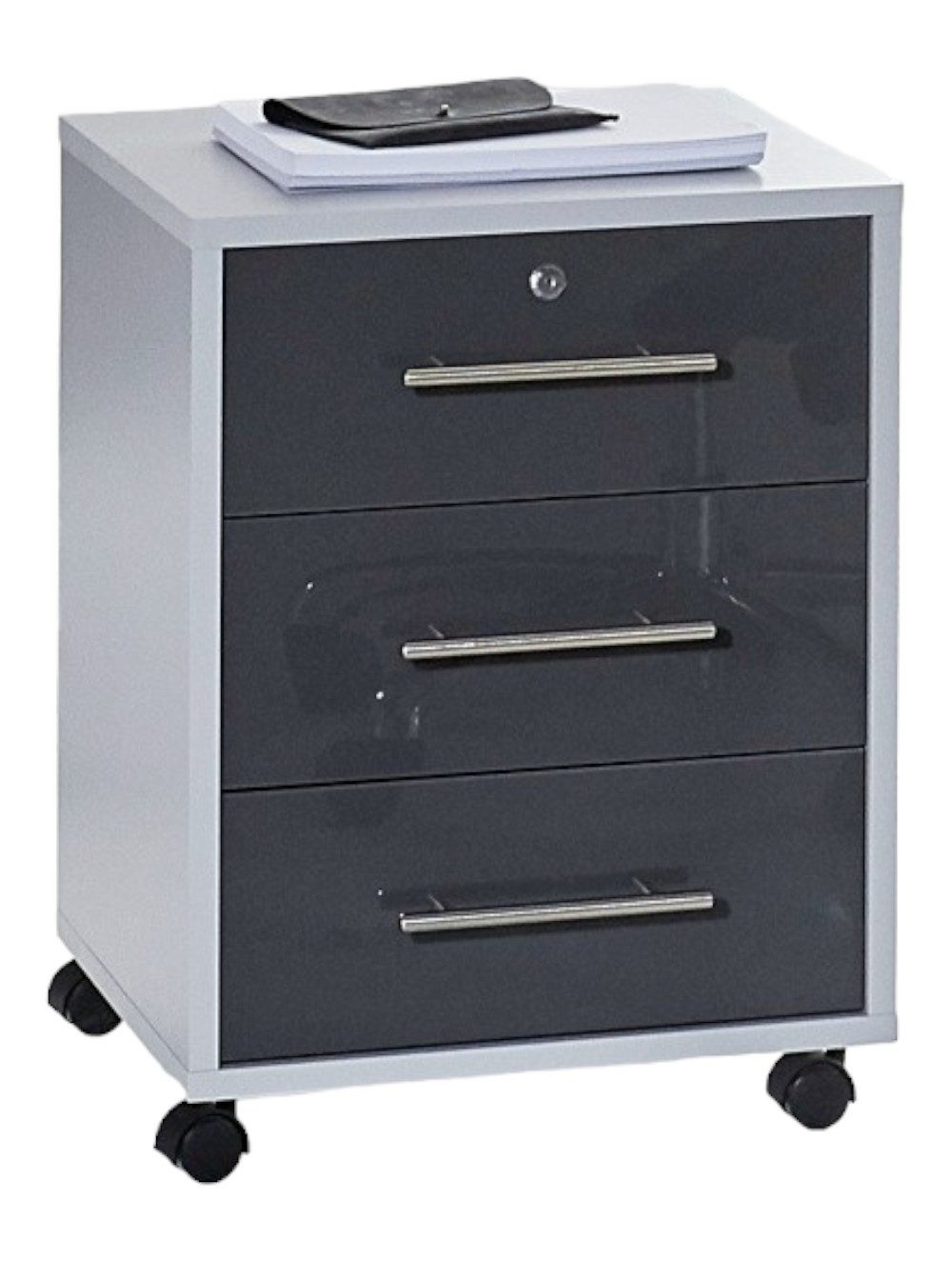 moebel-dich-auf Rollcontainer OFFICE EDITION, Metallgriffe, 1 günstig online kaufen
