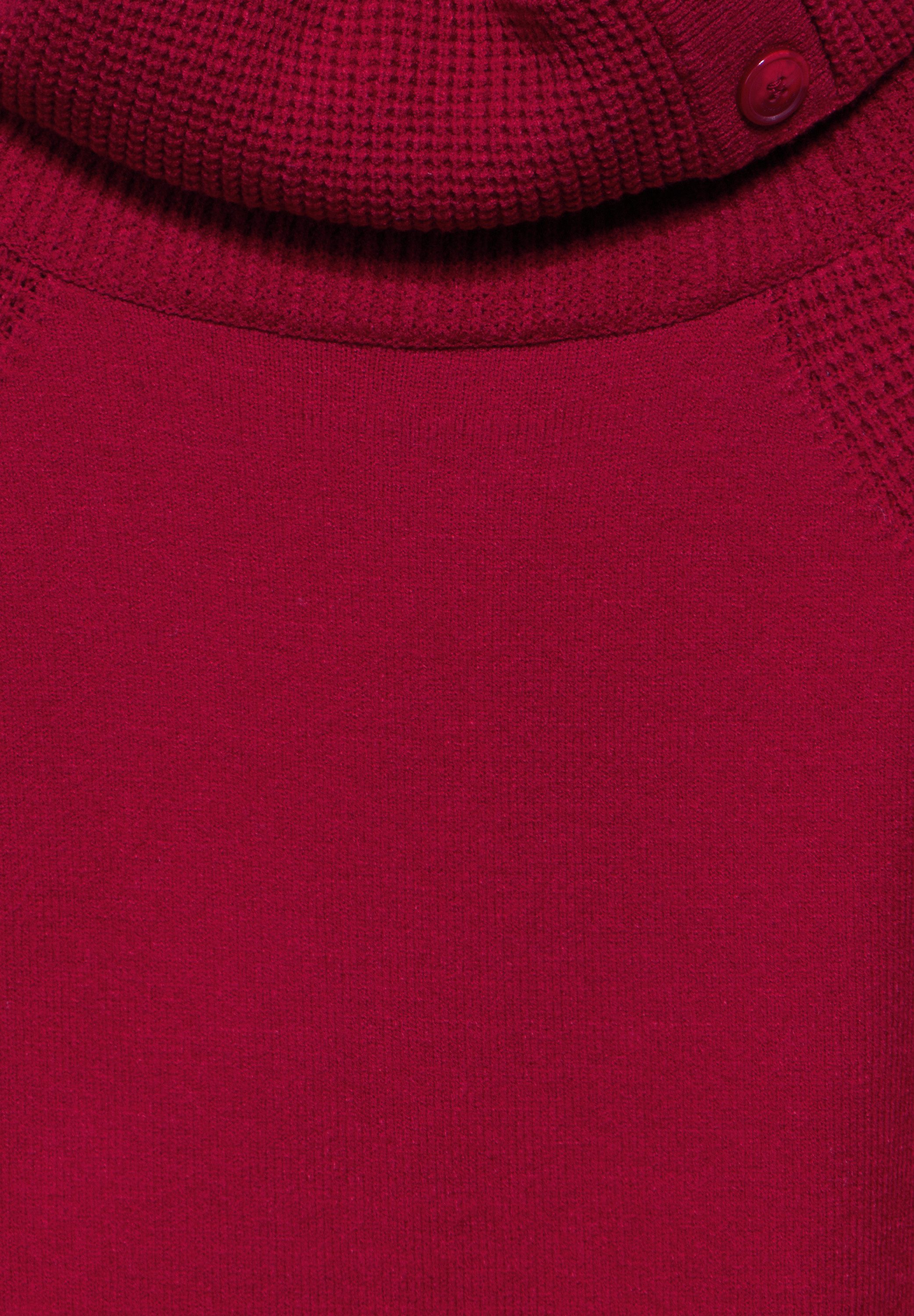 STREET ONE Stehkragenpullover Feinstrick