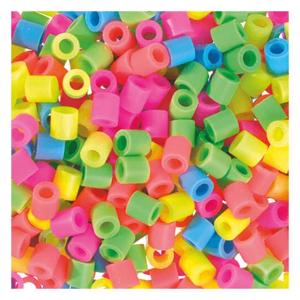 NABBI Bügelperlen Nabbi®Jumbo Beads Bügelperlen Ø 10mm, 600 Stk., Pastell Mix