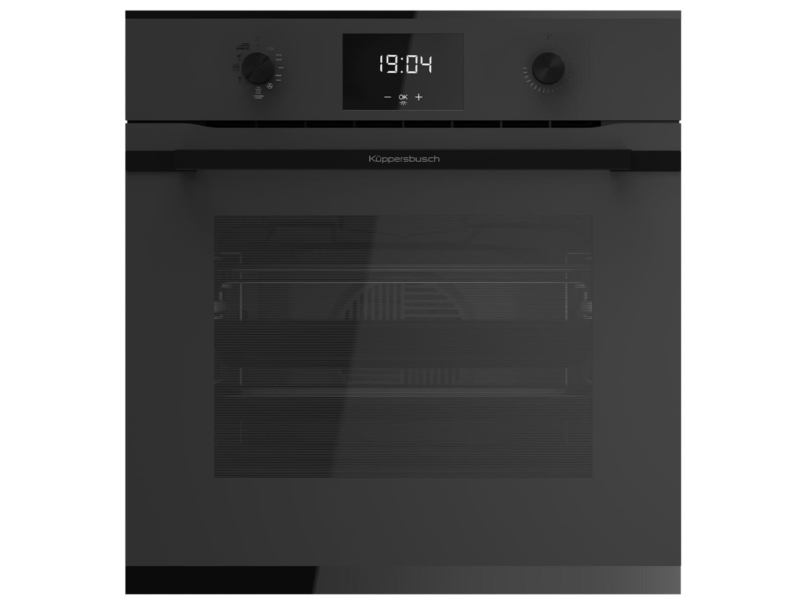 Küppersbusch Einbaubackofen, mit Teil-Teleskopauszug, Pyrolyse-Selbstreinigung