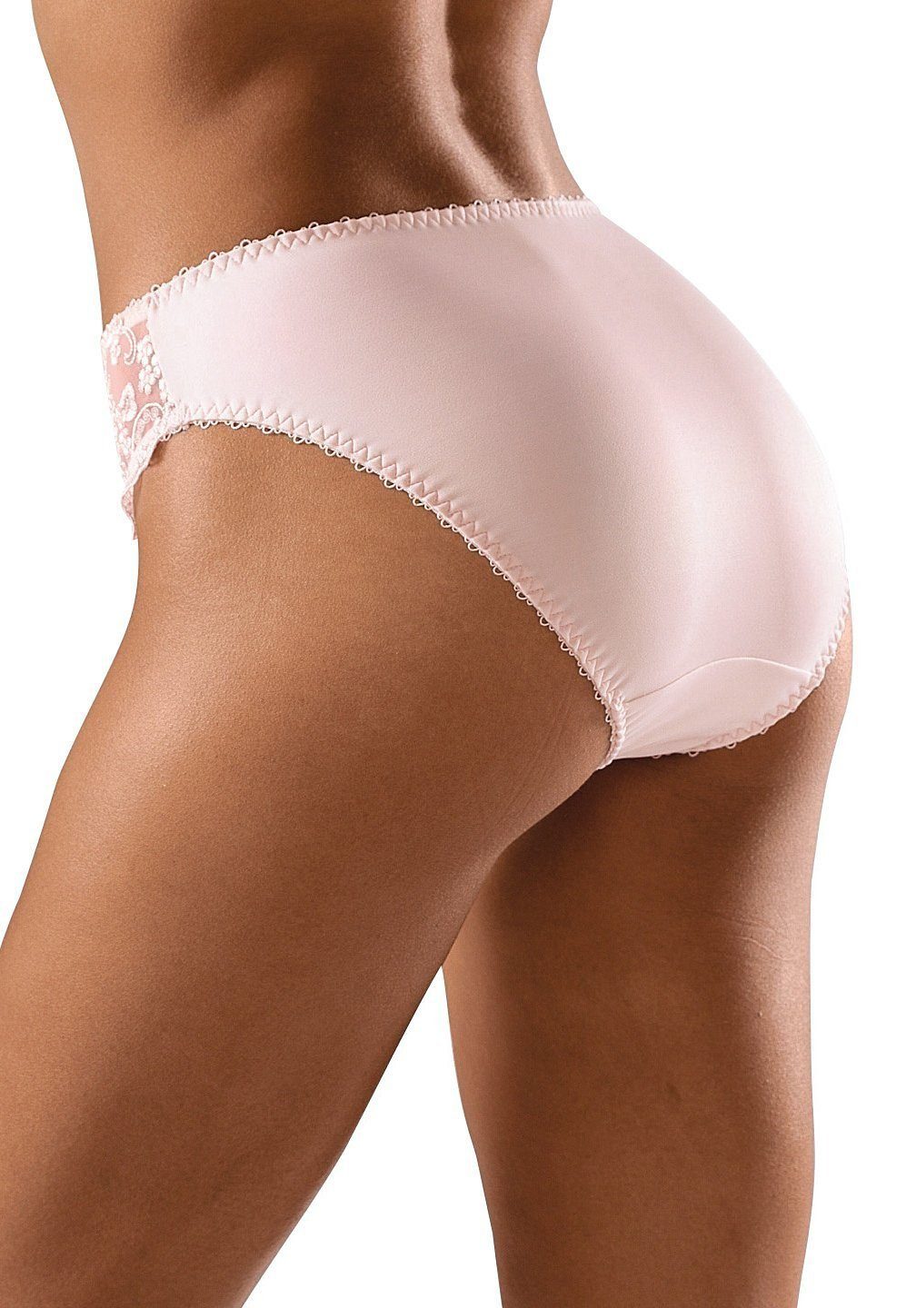 LASCANA Slip mit schöner Blümchen-Stickereispitze, als Dessous-Set kombinierbar – Bild 3 von 5