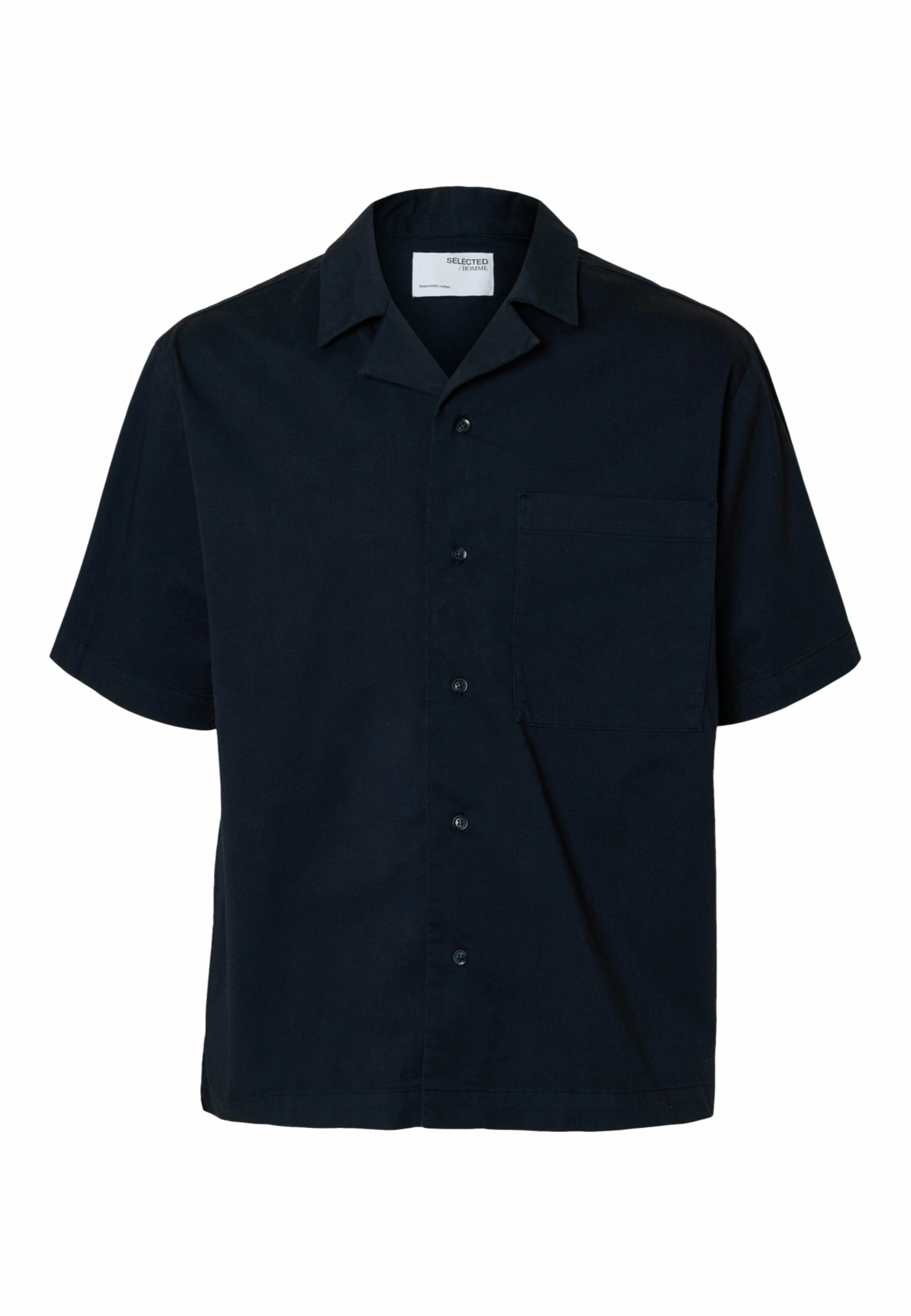 SELECTED HOMME Kurzarmhemd Kurzarm FreizeitHemd für Herren (1-tlg., keine Angabe)