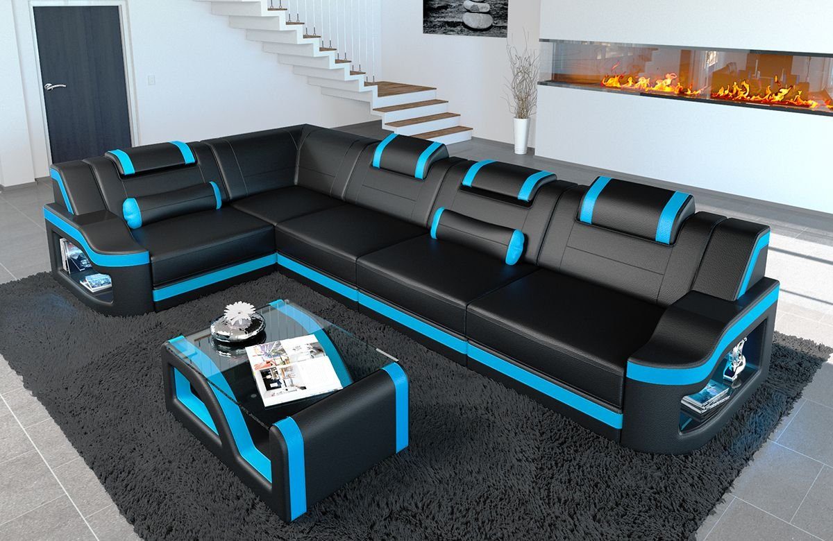 Sofa Dreams Ecksofa Ledersofa Padua L günstig online kaufen