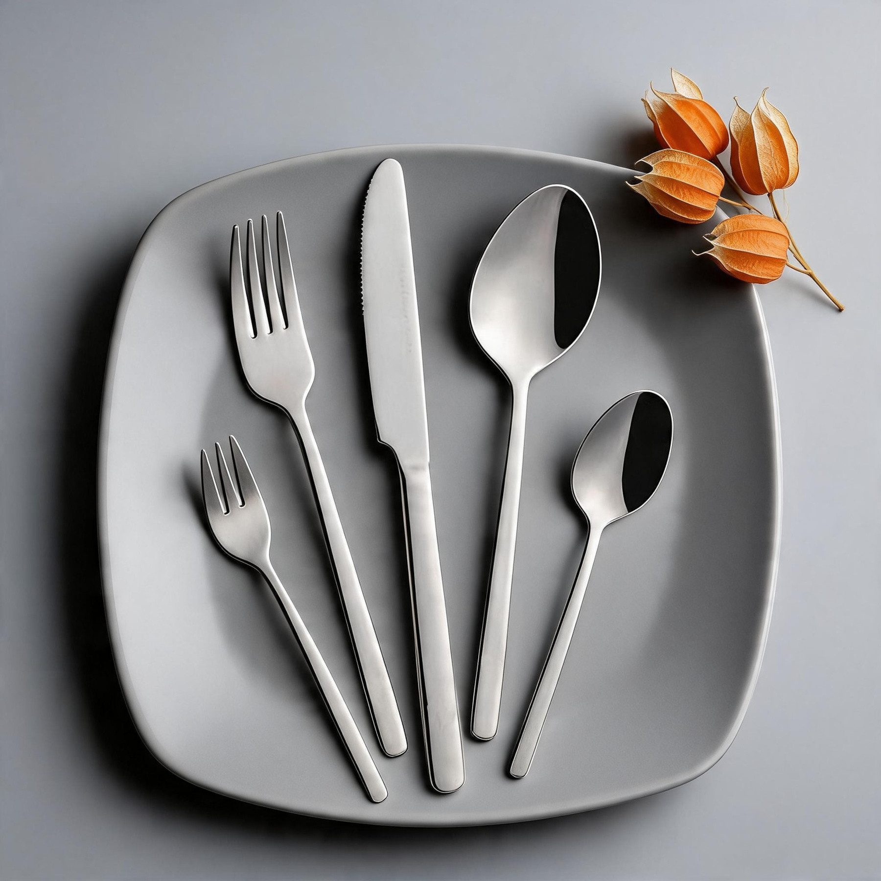 Mulex Besteck-Set Mississippi (30-tlg), 6 Personen, Edelstahl 18/0, spülmaschinengeeignet