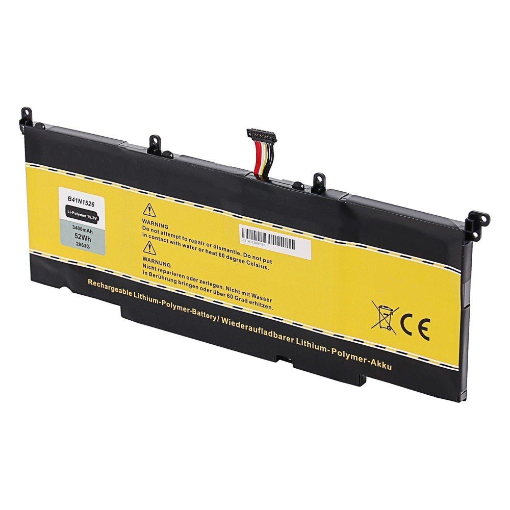 Patona Akku für Asus B41N1526 S5V FX502V ZX60V GL502V Serien S5VS7700 Laptop-Akku Ersatzakku 4400 mAh (10,8 V, 1 St), 100 % kompatibel mit den Original Akkus durch maßgefertigte Passform