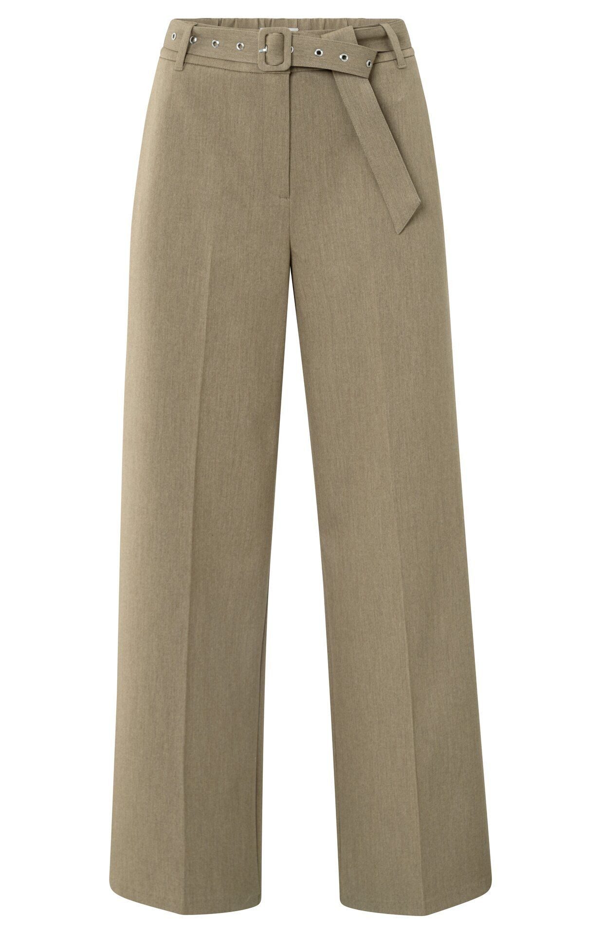 YAYA Taillenhose Gewebte Hose mit Gürtel günstig online kaufen