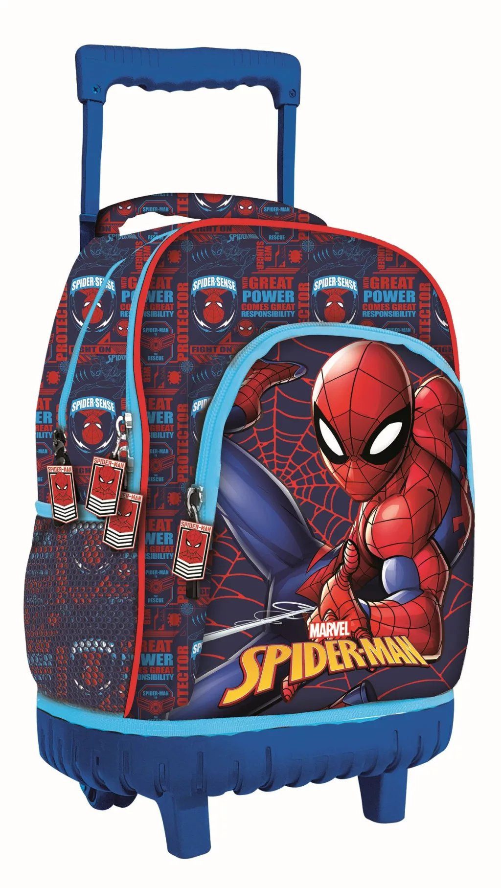 Kinderrucksack Marvel Spider-Man Great Power Premium Trolley-Schulrucksack 44 cm