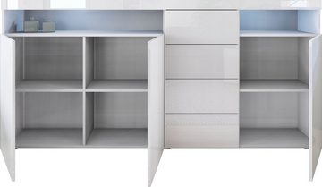 borchardt Möbel Highboard Kapstadt, Breite 200 cm