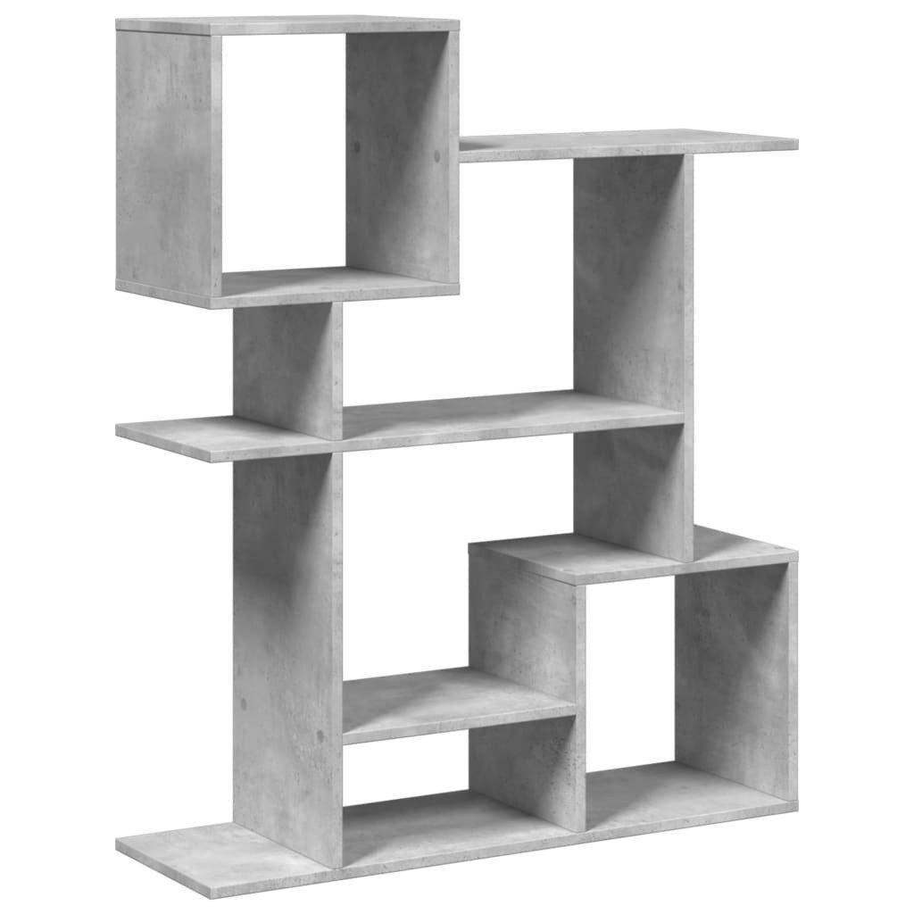 vidaXL Bücherregal Raumteiler-Bücherregal Betongrau 92x29x112 cm günstig online kaufen