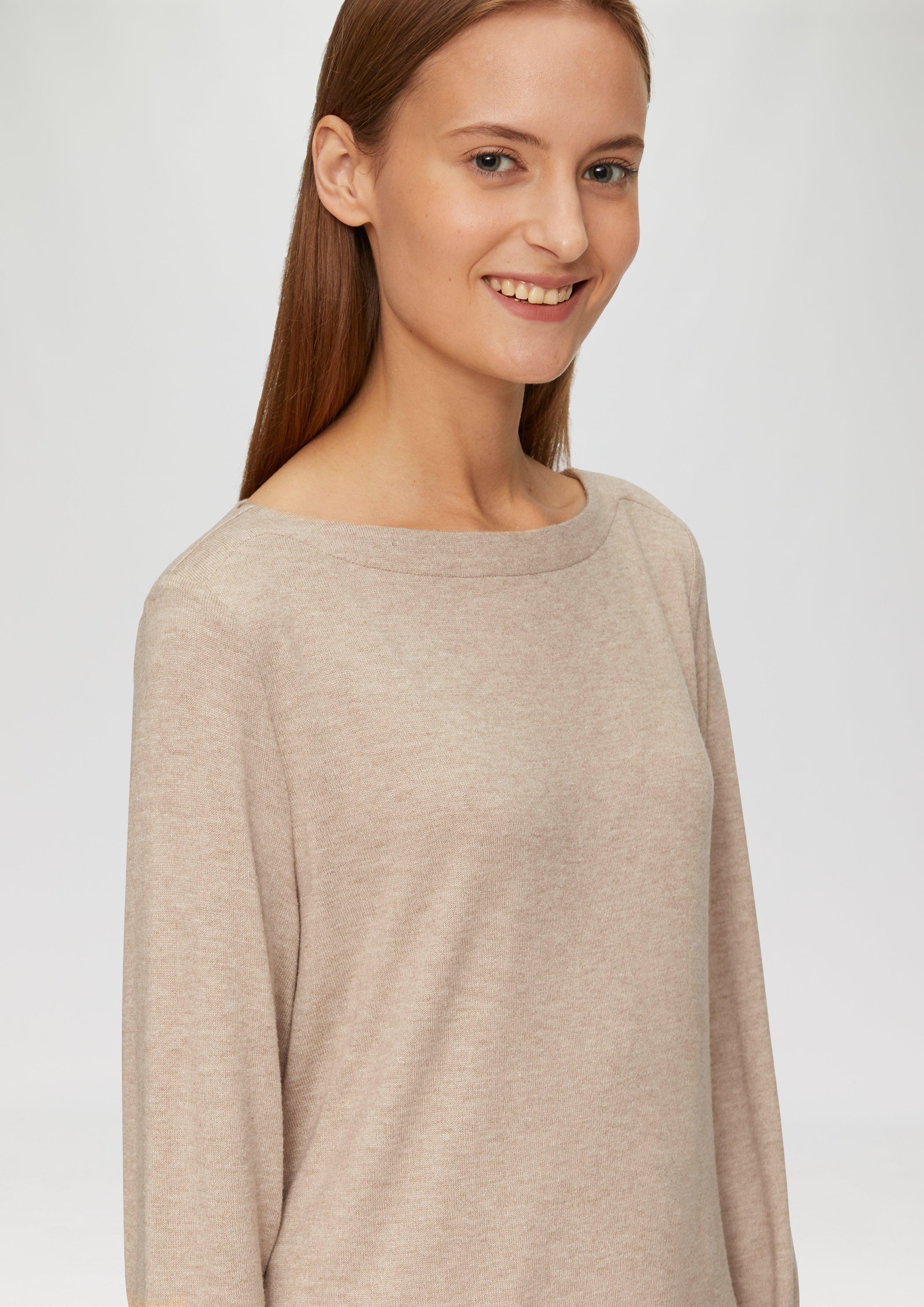 s.Oliver Langarmshirt Weiches Longsleeve aus Jerseystrick günstig online kaufen