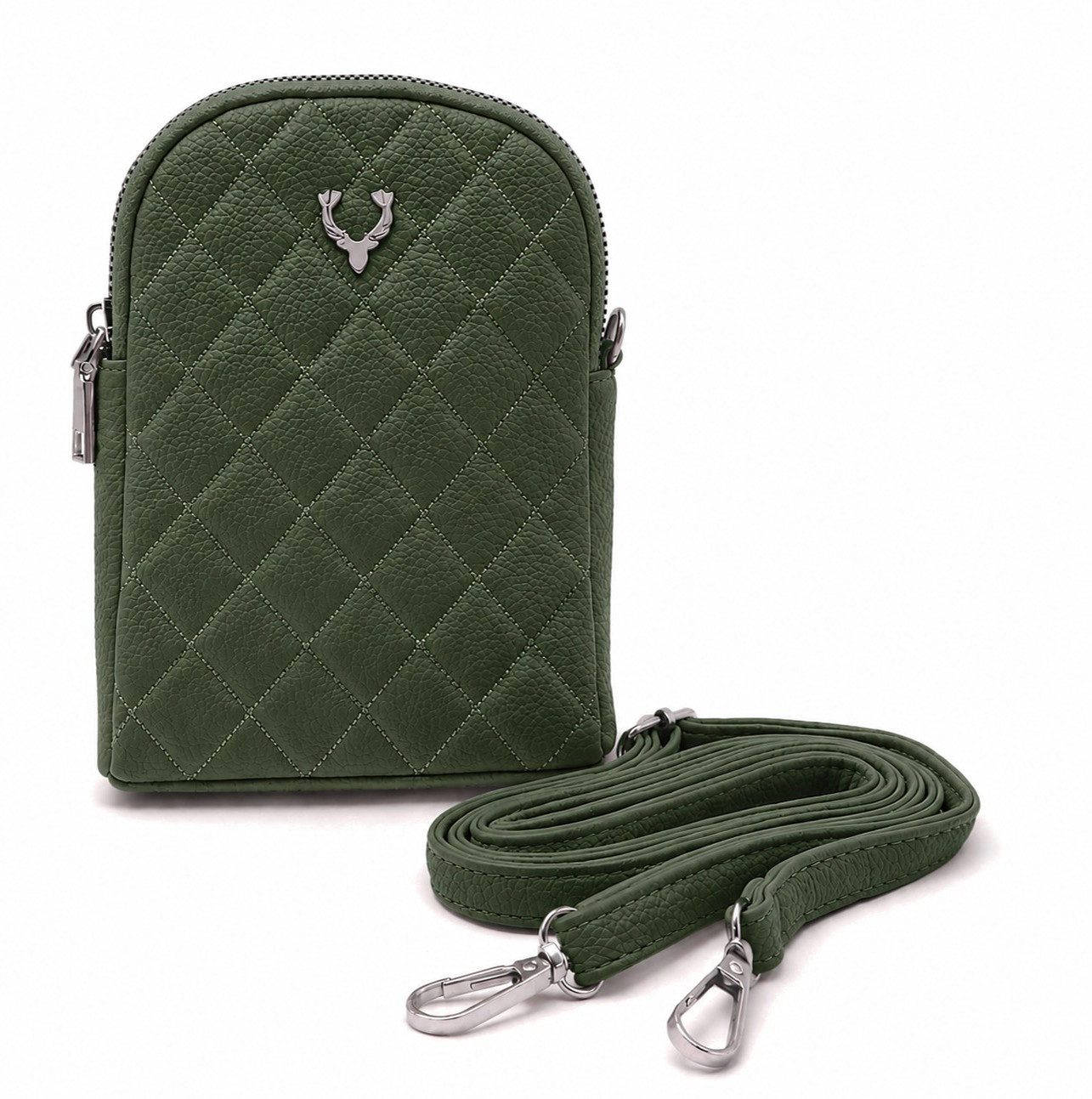 Der Trachtler Trachtentasche Damen Dirndltasche mit Hirsch-Zierteil, - stilvolles Trachten-Accessoire