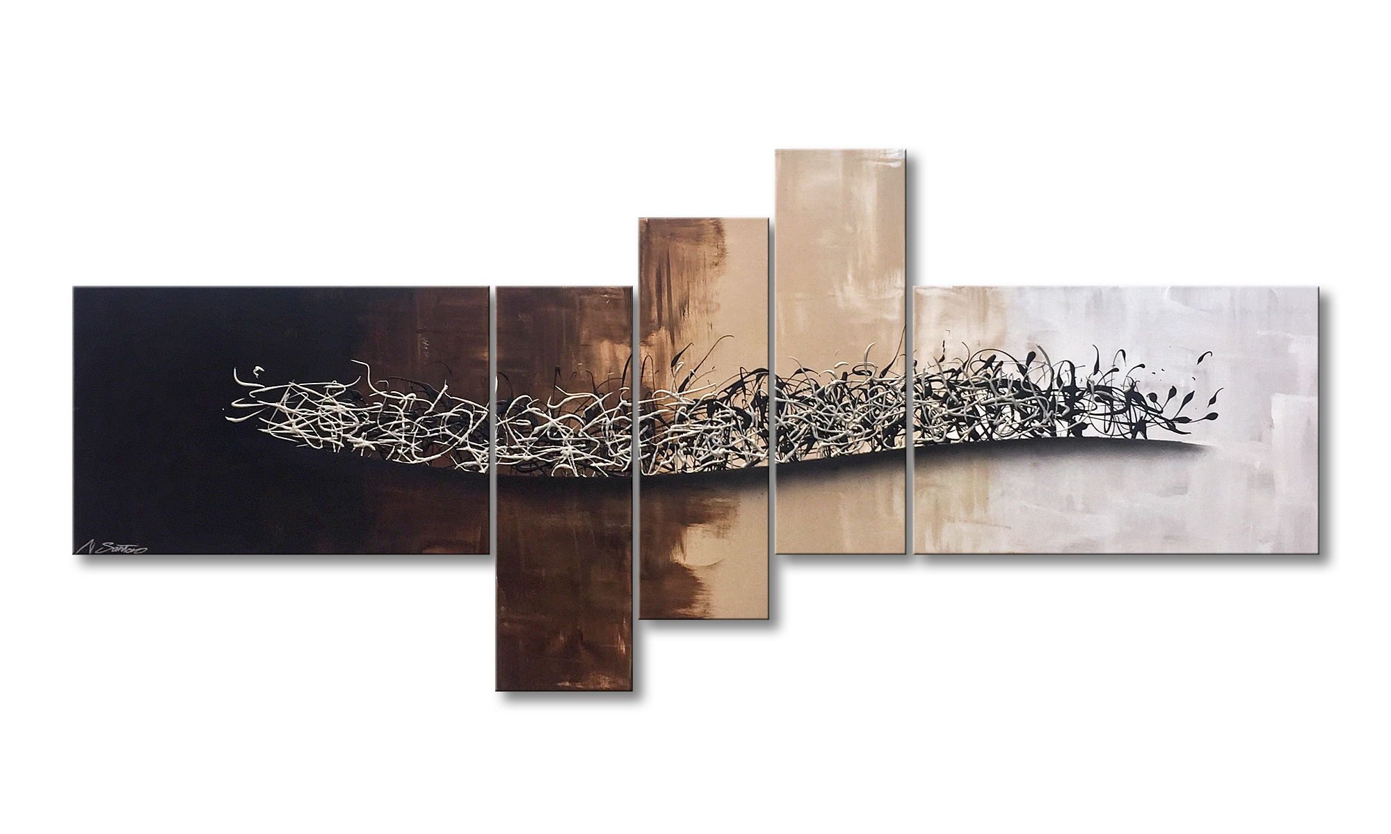 Gemälde Swinging Night 180 x 80 cm