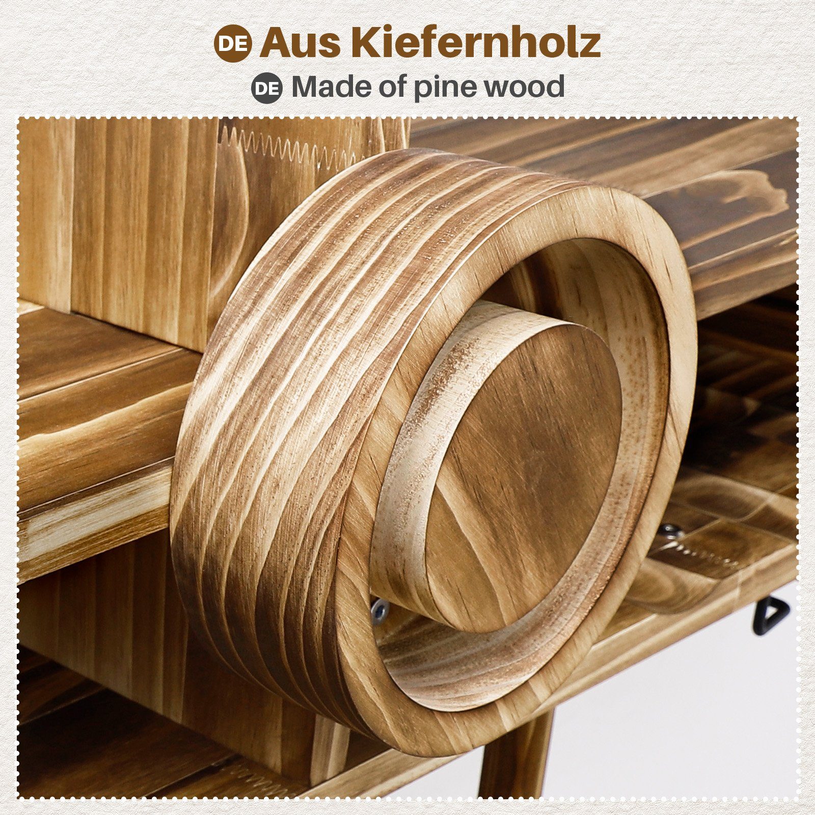 Yorbay Weinregal aus Holz für Hausbar, Wandbar mit Korkhalter, Flugzeug-för günstig online kaufen