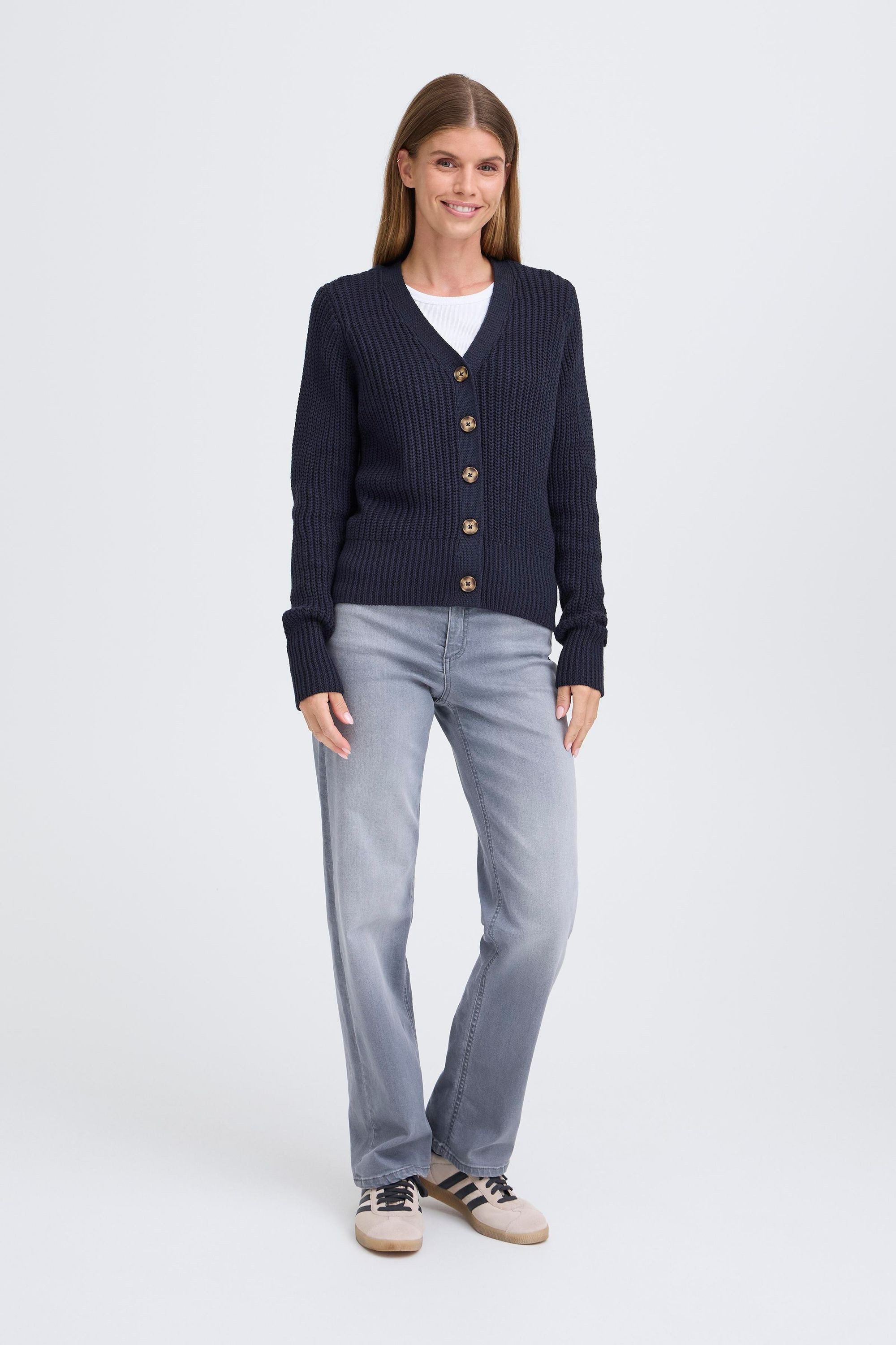 OXMO Strickjacke OXKanna Kuscheliger Cardigan – Bild 3 von 5