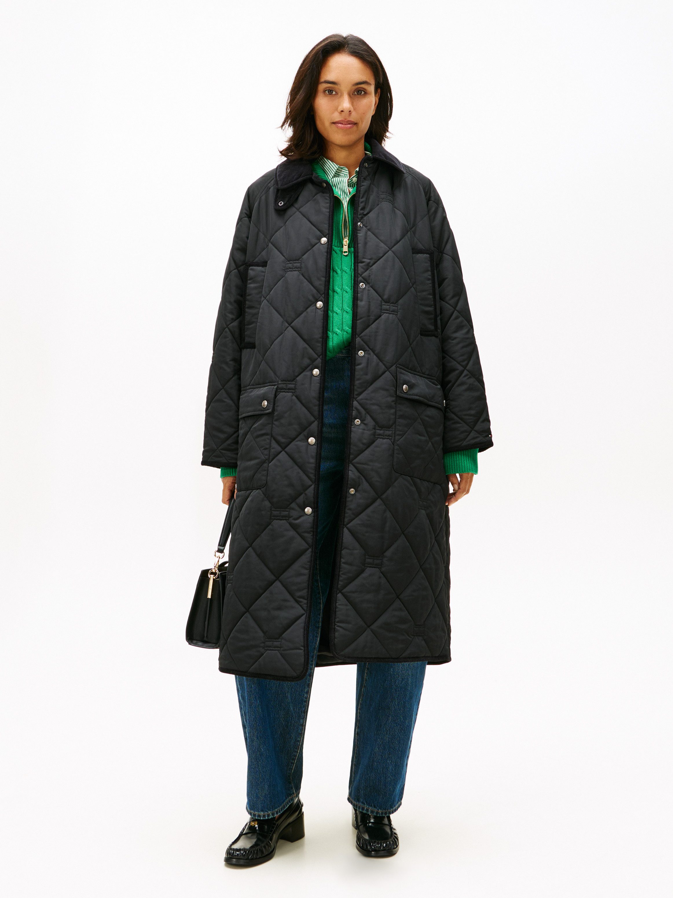 Tommy Hilfiger Steppmantel PADDED FLAG QUILTED COAT
