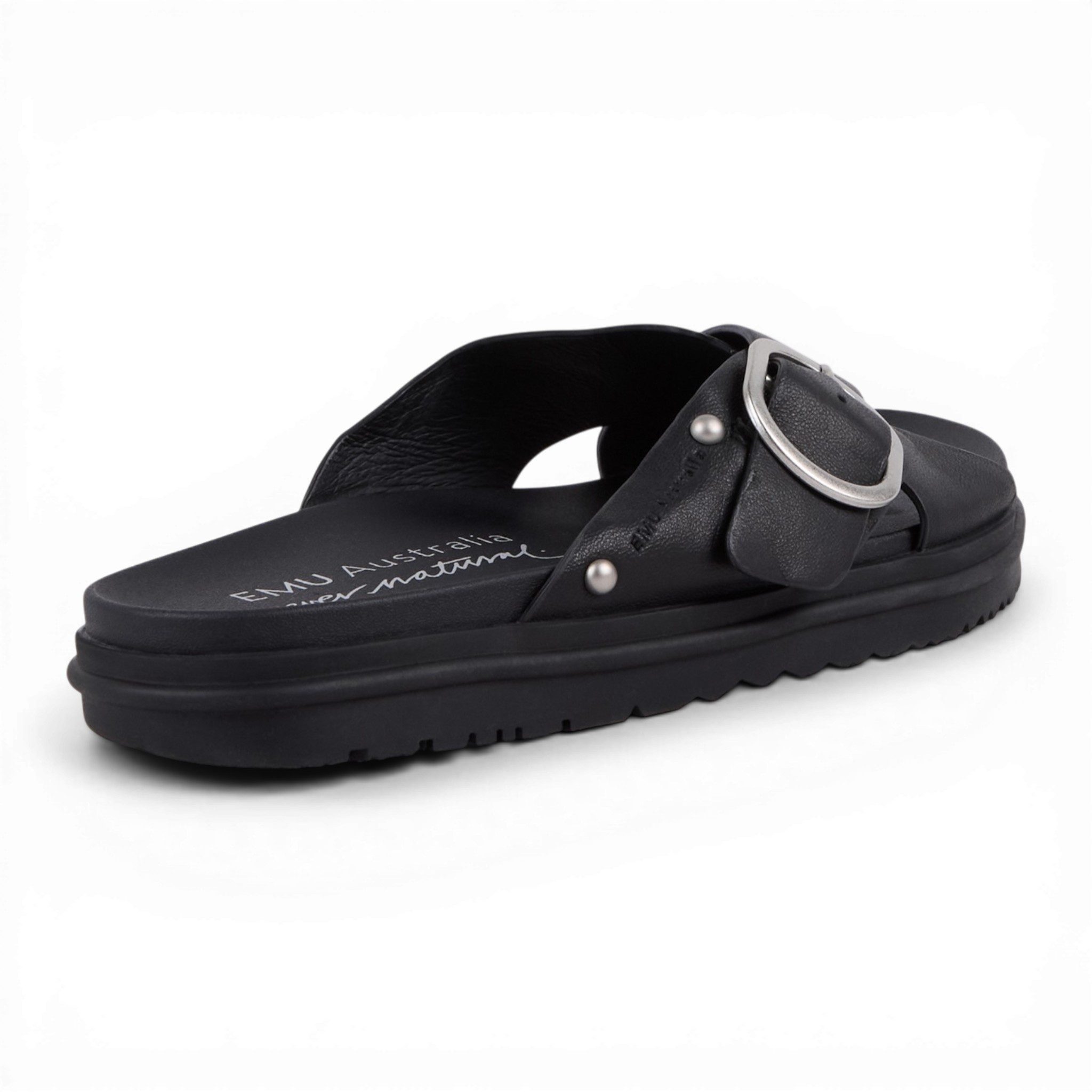 Emu Australia Ebony (Leder) schwarz Damen Sandale