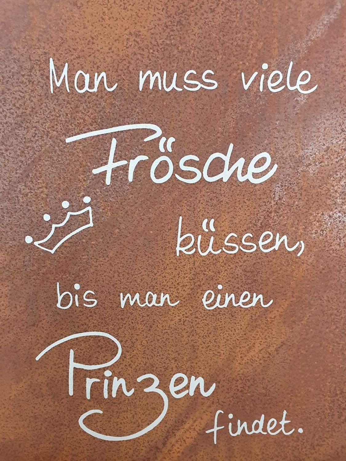 BADEKO Prinzen Fösche Tafel Blumenhocker Stück, inkl. - (1 Edelrost Kordel) /