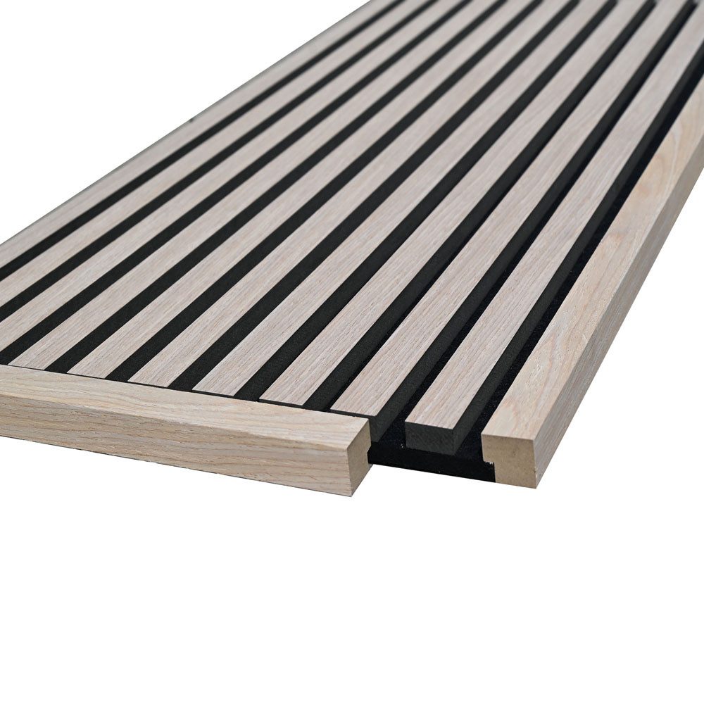 HOME DELUXE Abschlussleiste für Akustikpaneel ENDO - 80 cm, MDF, 1-St., passend für Akustikpaneele SONIC, Wandpanelee Lamellenverkleidung