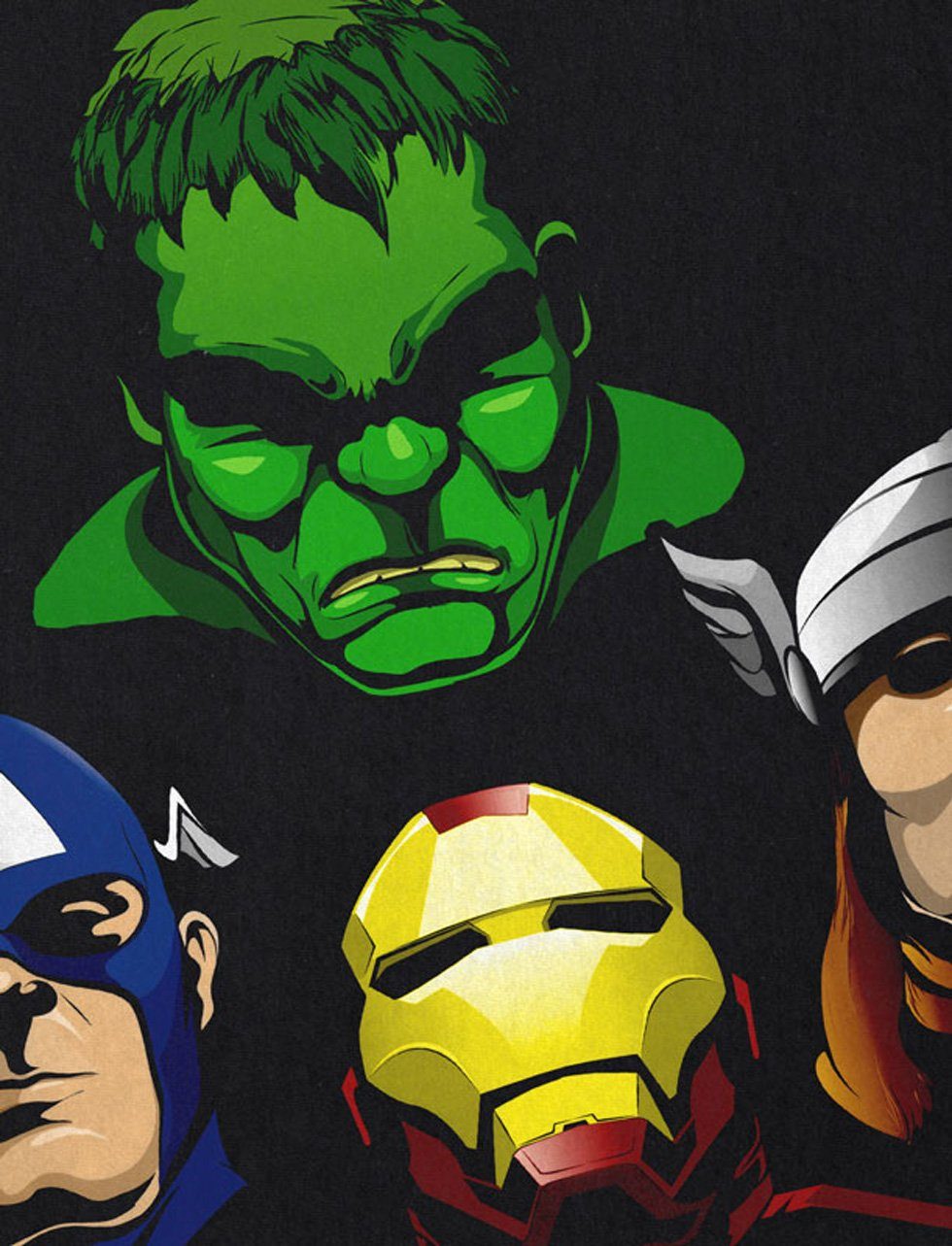 style3 T-Shirt Fab 4 captain infinity iron man stark hulk america avengers günstig online kaufen