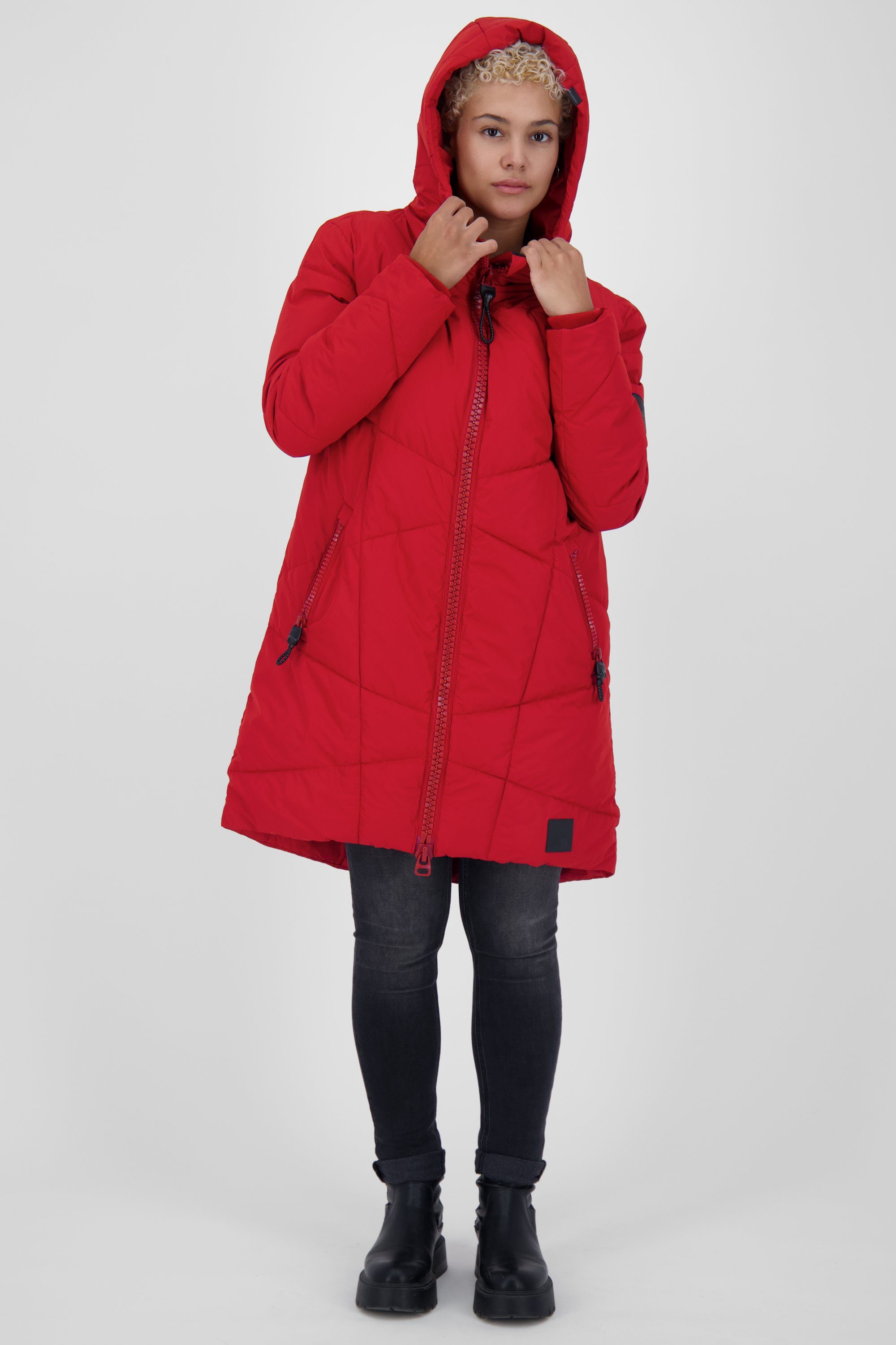 Alife & Kickin A Jacke Damen cranberry gefütterte KasiaAK Coat Winterjacke Winterjacke