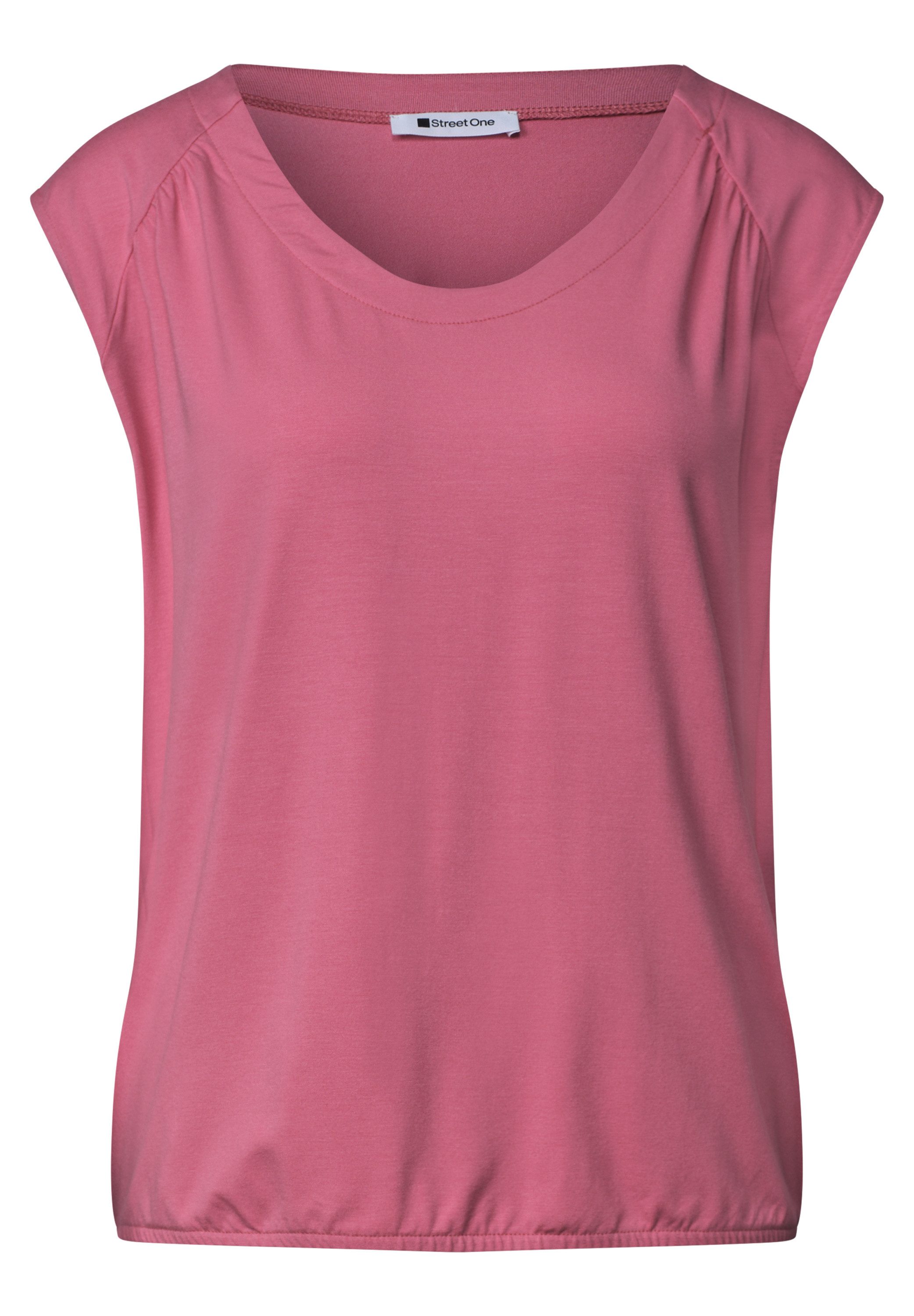 STREET ONE Shirttop Sommershirt mit Elastiksaum – Bild 5 von 5