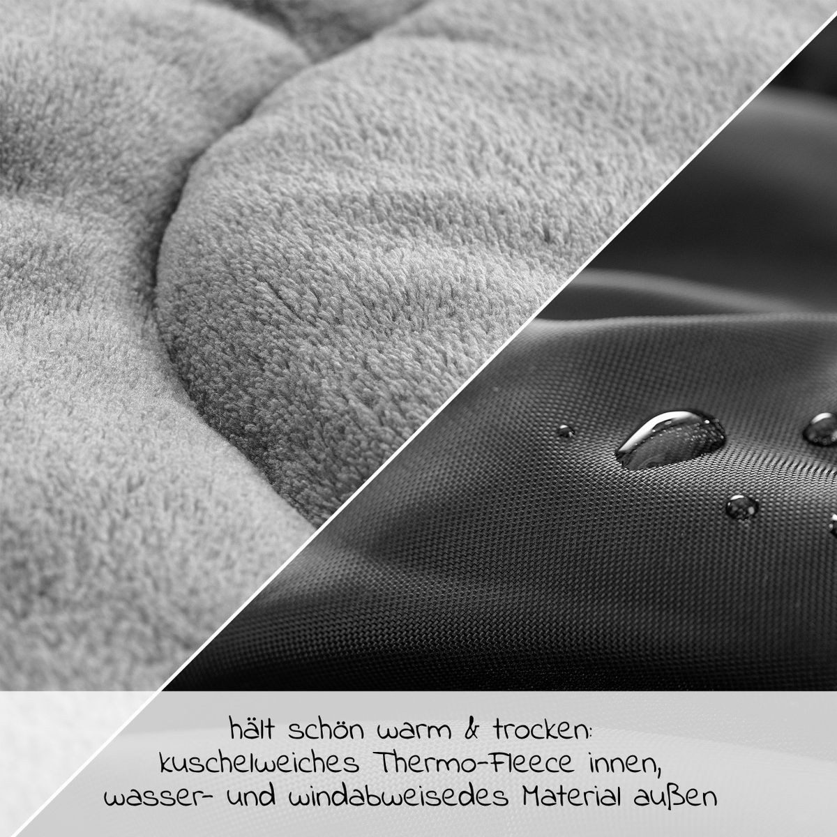 Zamboo Fußsack Schwarz, Baby Winter Einschlagdecke günstig online kaufen