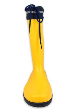 Beck Damen Regenstiefel Sailor Gummistiefel (klassischer Stiefel, für trockene, warme Füße) wasserdicht, robust, strapazierfähig, herausnehmbare Einlegesohle