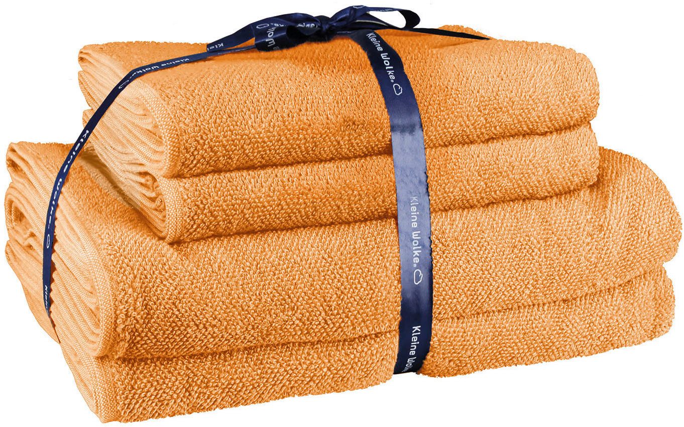 Kleine Wolke Handtuch Set RELAX, 2 Handtücher (50x100) & 2 Duschtücher (70x140), Frottier (Set, 4-St), moderne Melangeoptik, Handtücher, Duschtücher, mit Bordüre