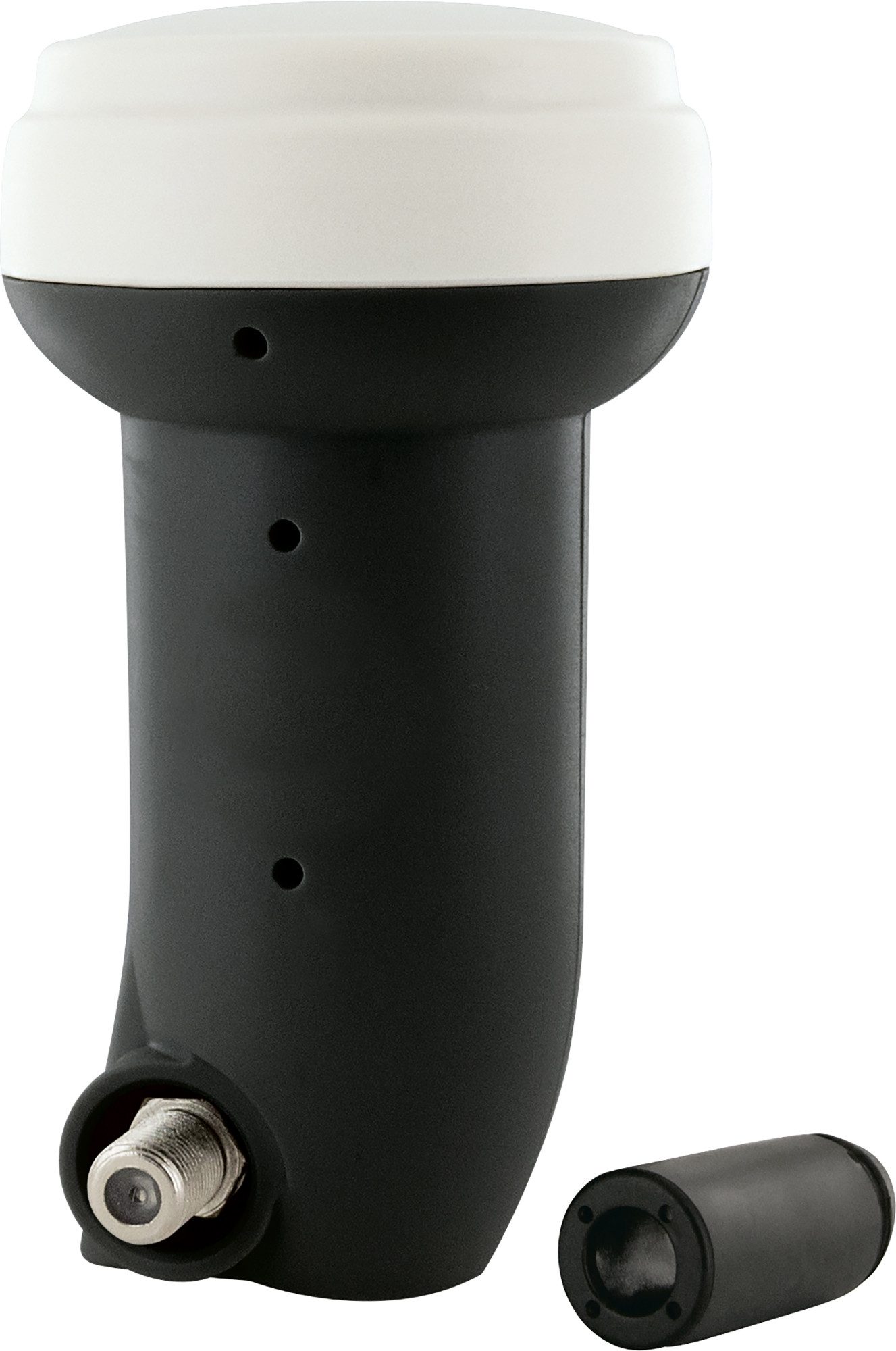 Schwaiger LNB1 Universal-Single-LNB (für 1 Teilnehmer, herausziehbare Wetterschutzabdeckung, hellgrau)