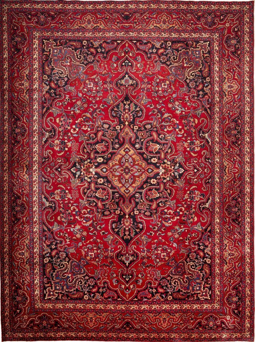 Orientteppich Mashhad 298x400 Handgeknüpfter Orientteppich / Perserteppich, Nain Trading, rechteckig, Höhe: 12 mm