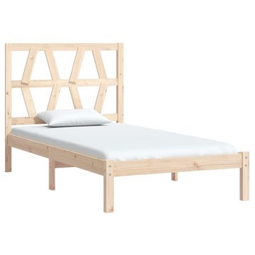 vidaXL Bett Massivholzbett Kiefer 75x190 cm