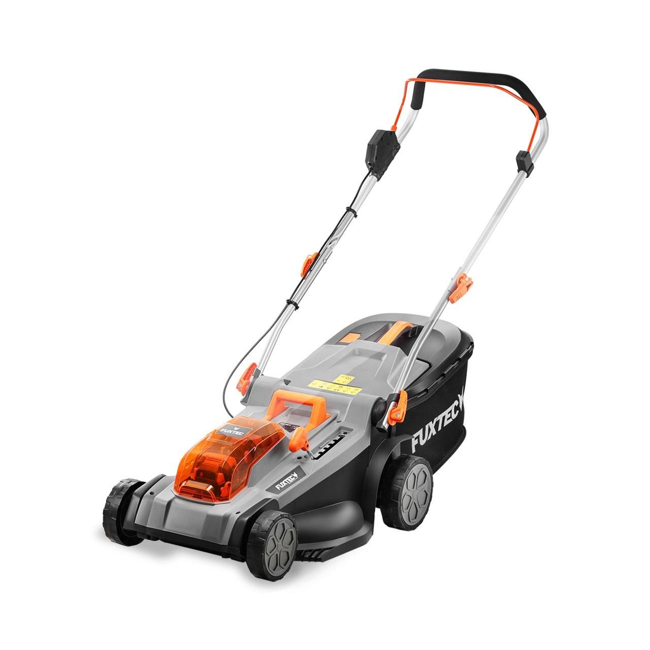 FUXTEC Akkurasenmäher FX-E2RM37, 37 cm Schnittbreite, 37 cm, 40 l Fangkorb, ohne Akku und Ladegerät