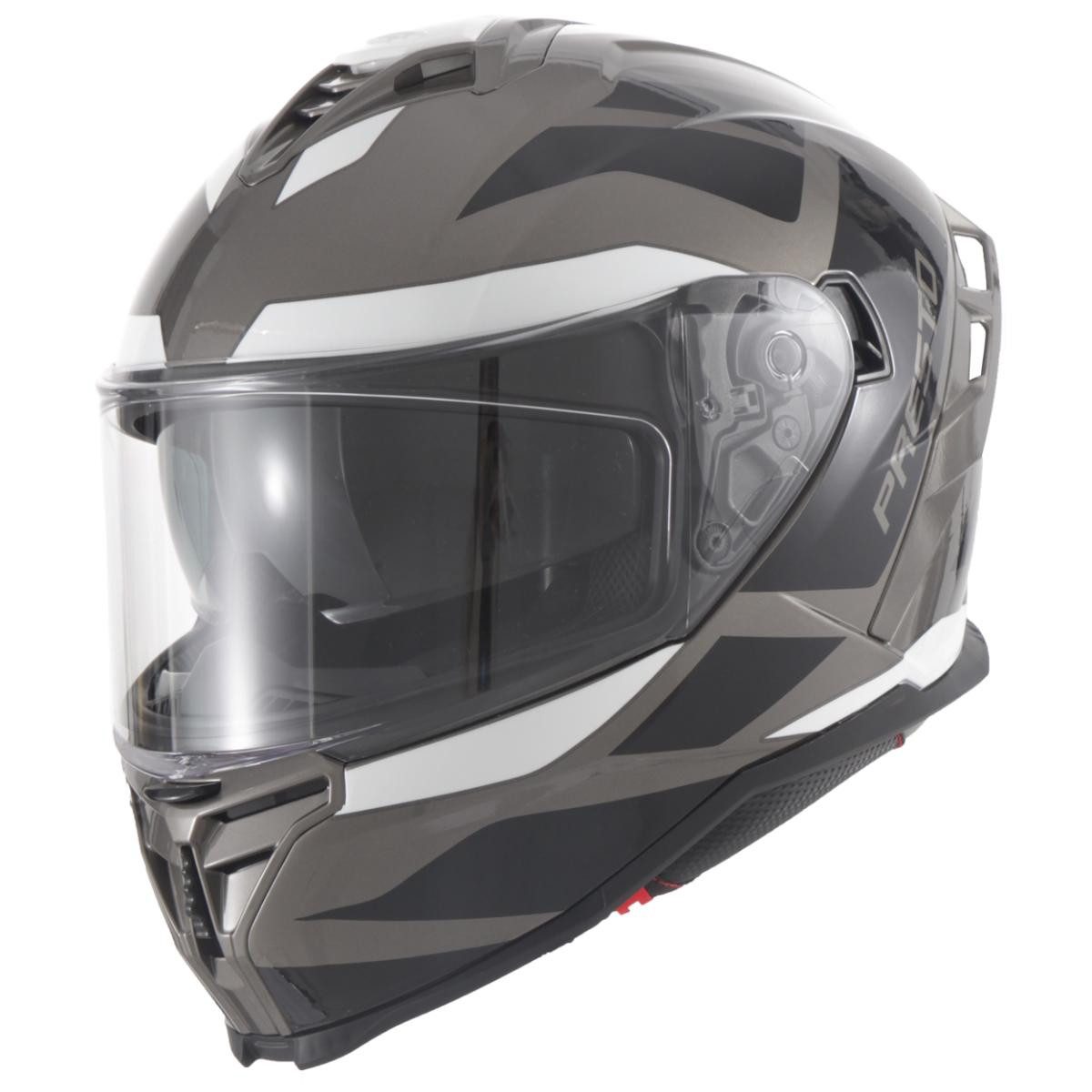 Vito Helmets Motorradhelm VITO PRESTO Integralhelm mit integriertem Sonnenvisier und ECE R 22-06, ECE R 22-06, integrierte Sonnenbrille, Pinlock Vorbereitung