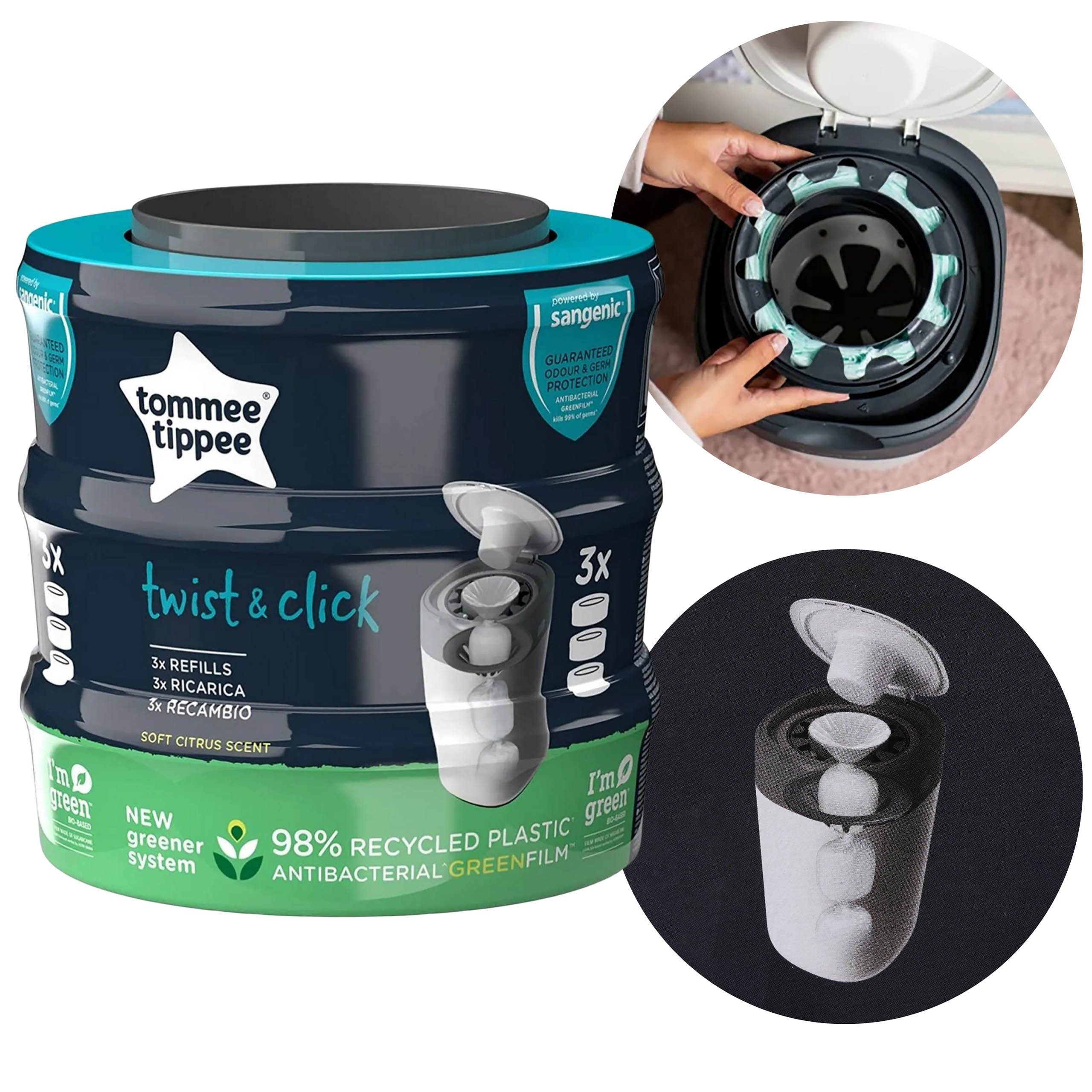 Tommee Tippee Müllbeutel TOMMEE TIPPEE Müllbeutel für Windeln, 3er-Pack