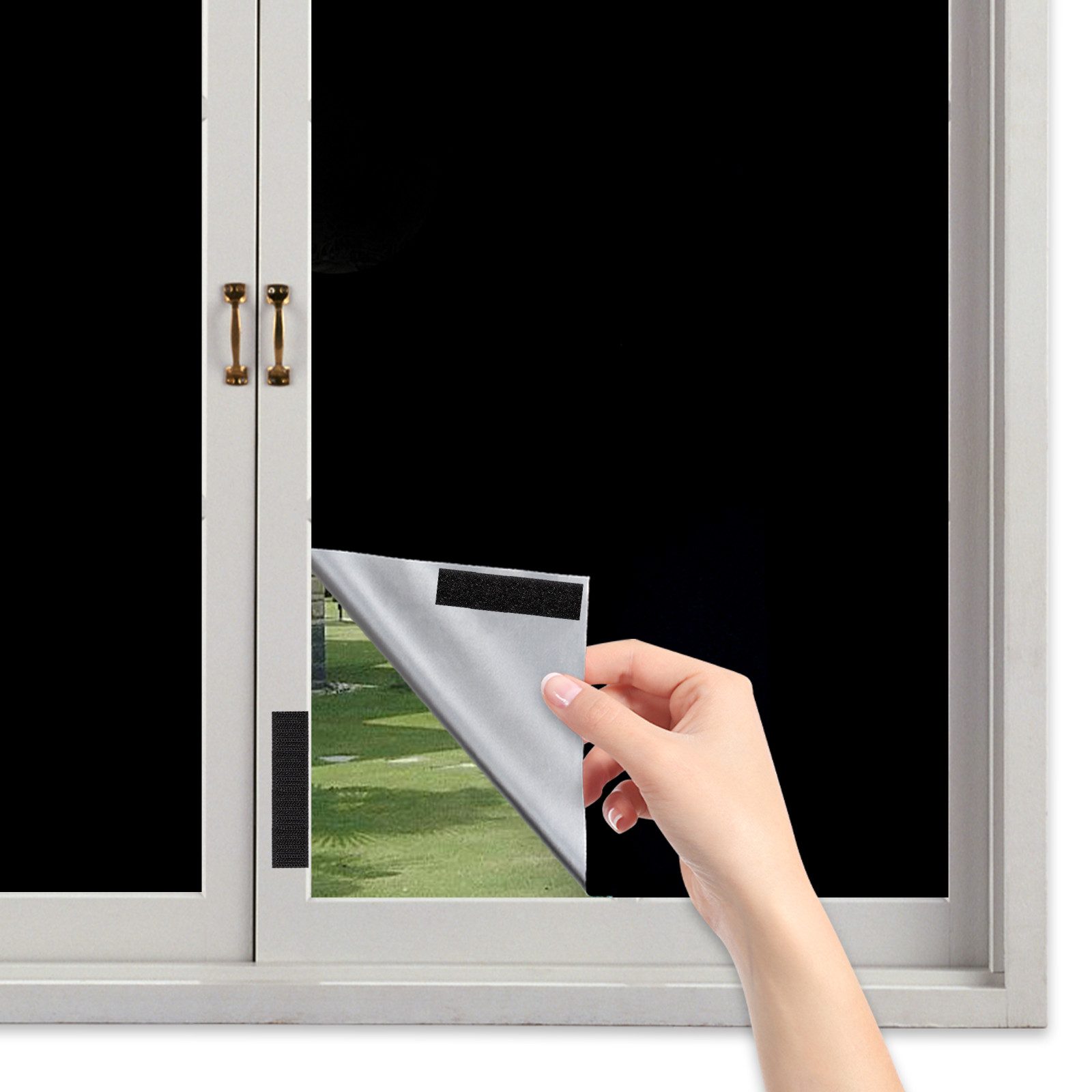 Verdunklungsrollo Verdunklungsrollo Ohne Bohren,Verdunklungsfolie für Fenst günstig online kaufen